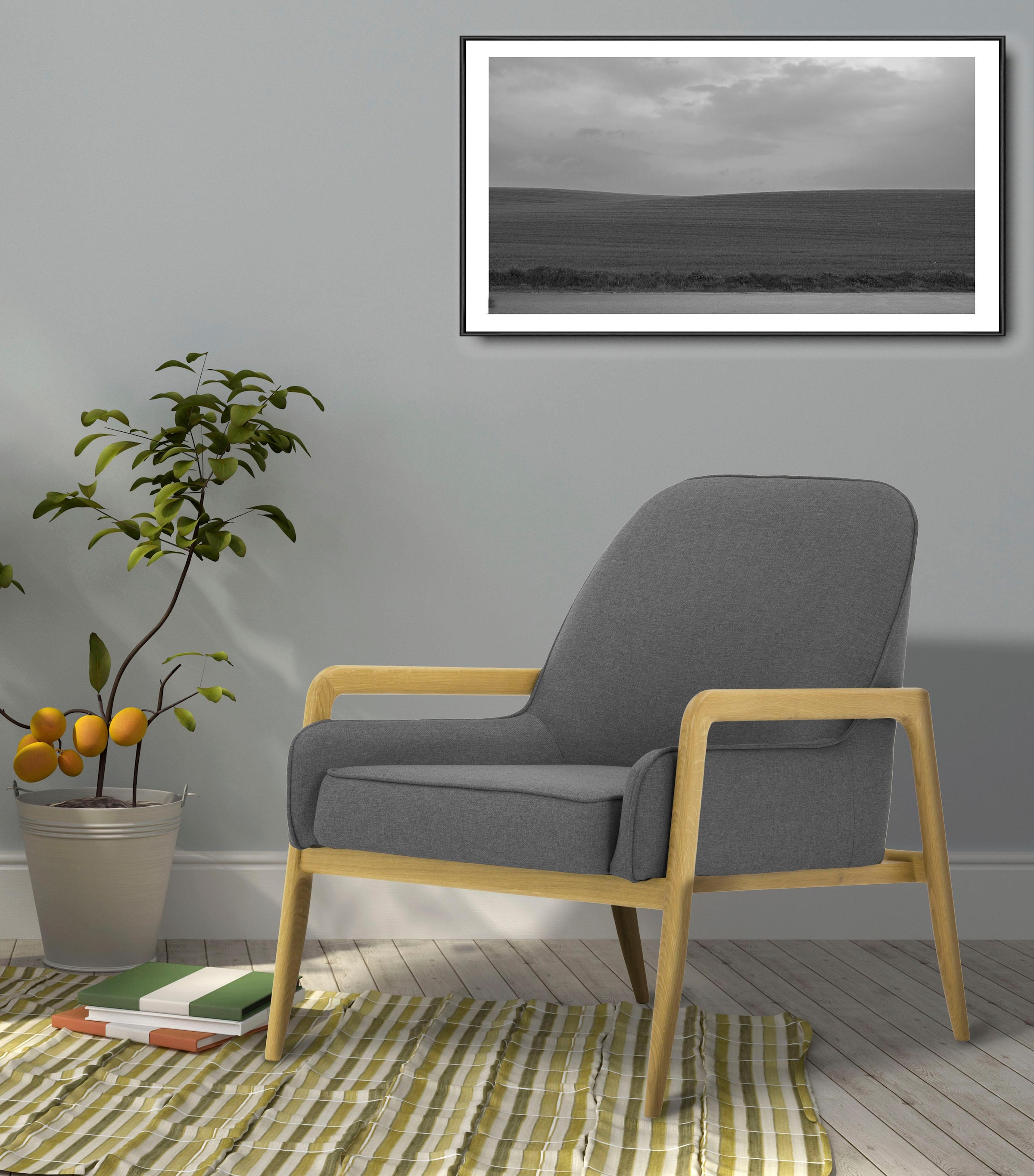 Home affaire Sessel "Braga" wahlweise mit Gestell aus Eiche in dunkel oder günstig online kaufen