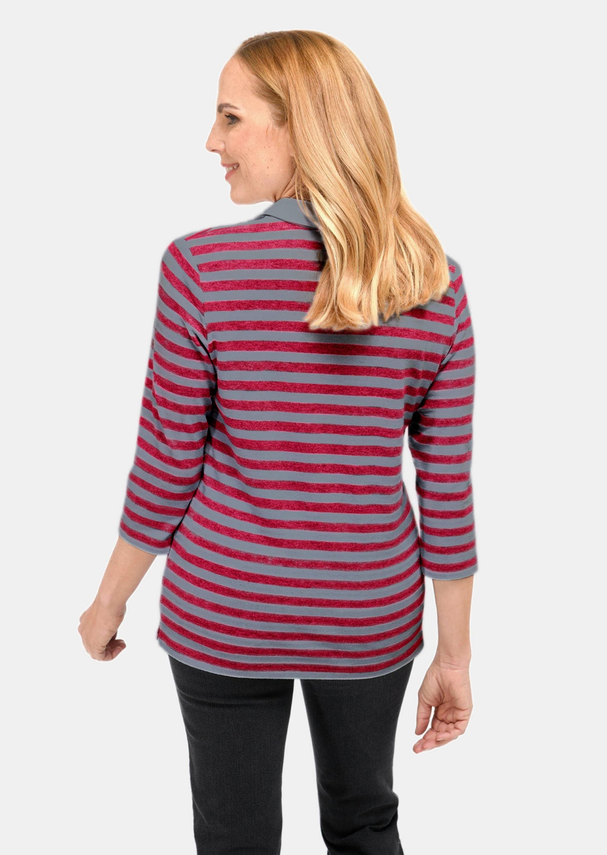 GOLDNER Poloshirt »Poloshirt Hochwertiges Langarmshirt mit Polokragen«