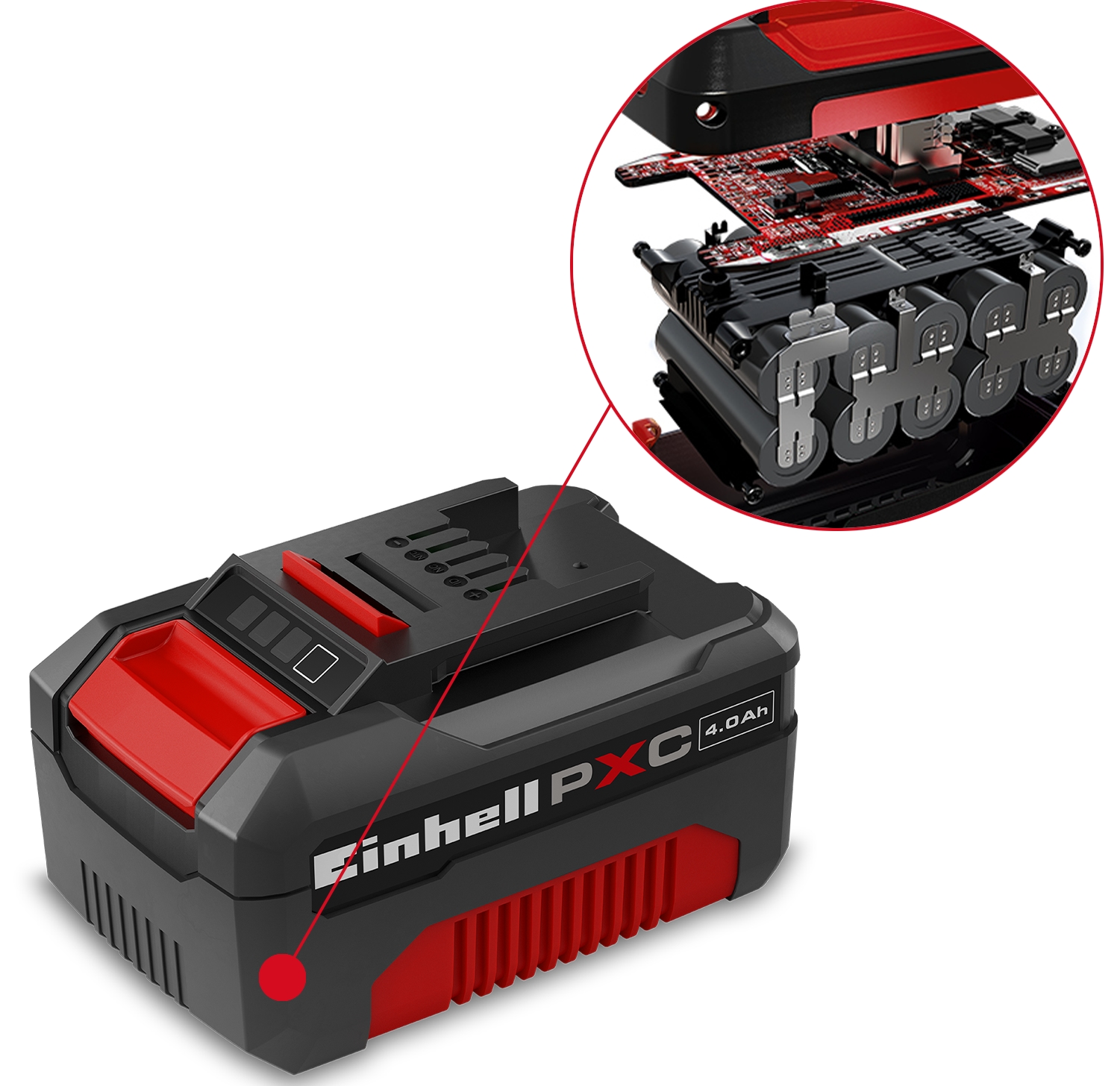 Einhell Akku »2x18V 4,0Ah PXC-Twinpack CB« 18 V, 4 Ah