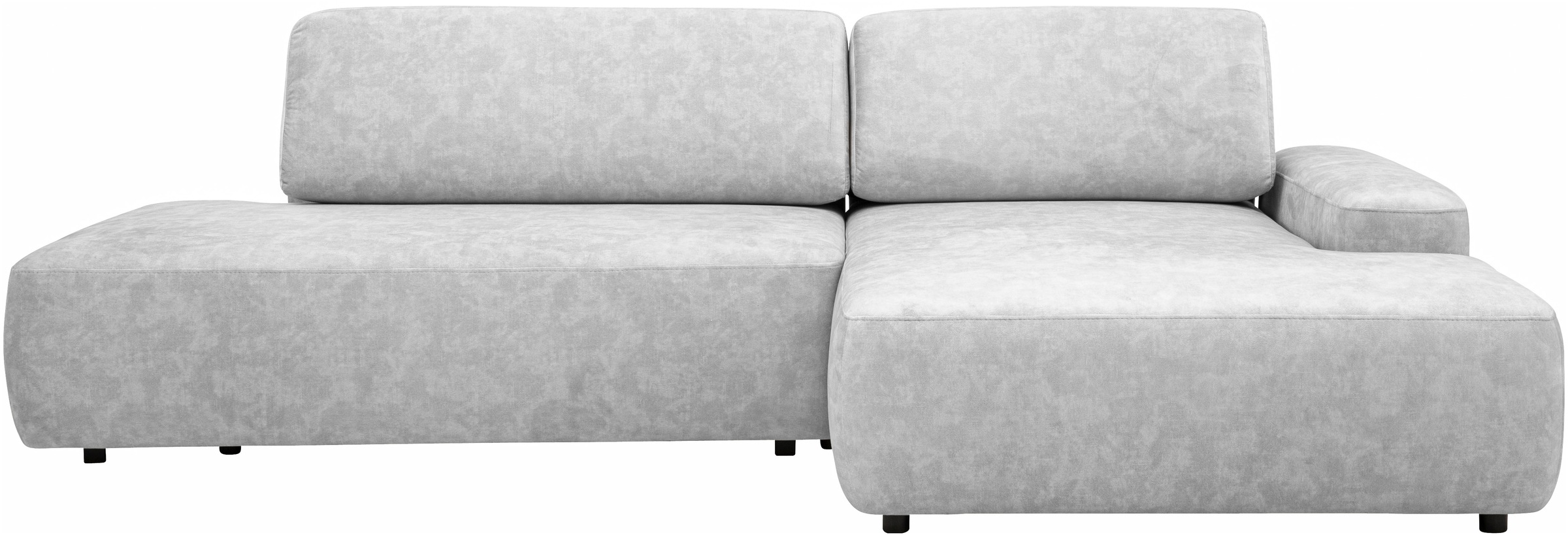 INOSIGN Ecksofa »TORGE, Schlafsofa Cord, Samtvelours u. Strukur fein, Couch in L-Form«, Schlaffunktion und Bettkasten, Liegefläche: 210x125 cm, neues Design