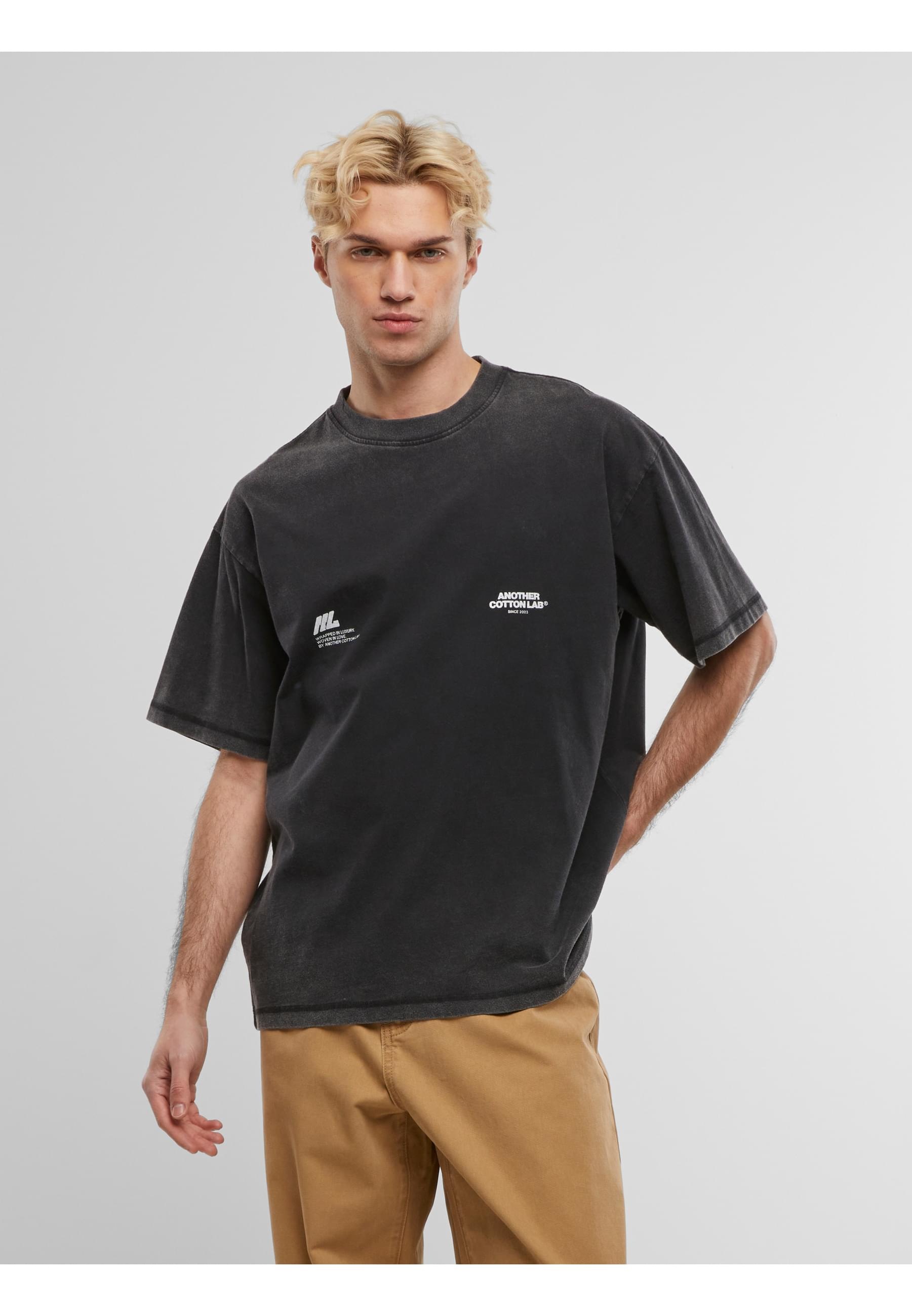 Another Cotton Lab T-Shirt »Another Cotton Lab Another Signature Washed Oversized Tshirt«, (1 tlg.)