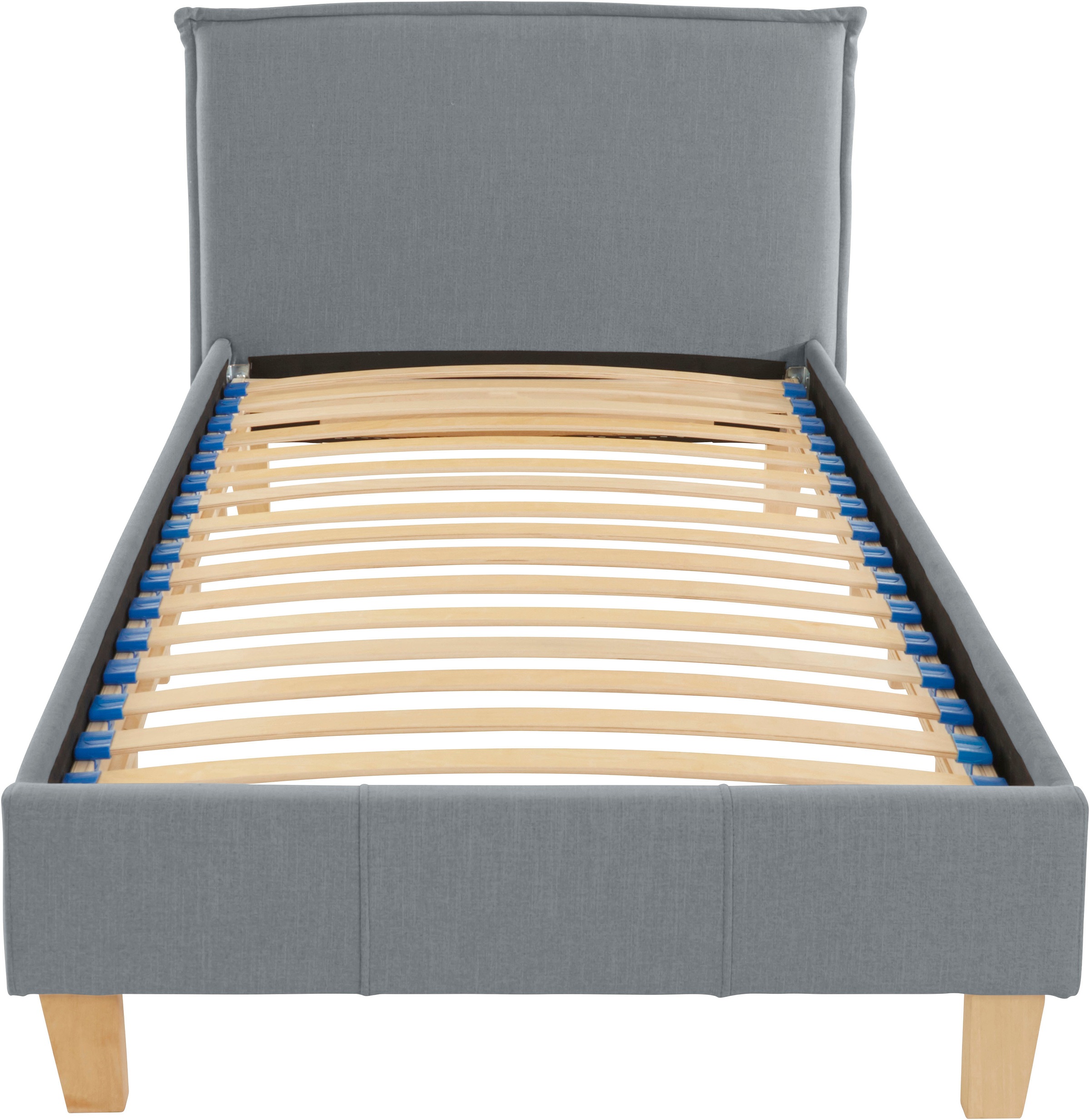Thumbnail - OTTO products Polsterbett "Heddi", in 5 Breiten: von 90cm-200cm, Biese am Kopfteil, Strukturstoff