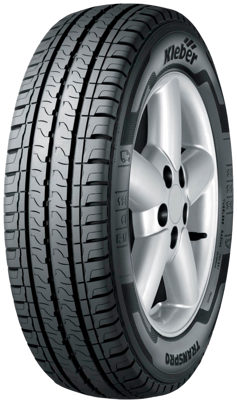 KLEBER Sommerreifen "TRANSPRO", 195mm / 70 % R 15 104R, schwarz, Autoreifen, 195/70 R15 104R