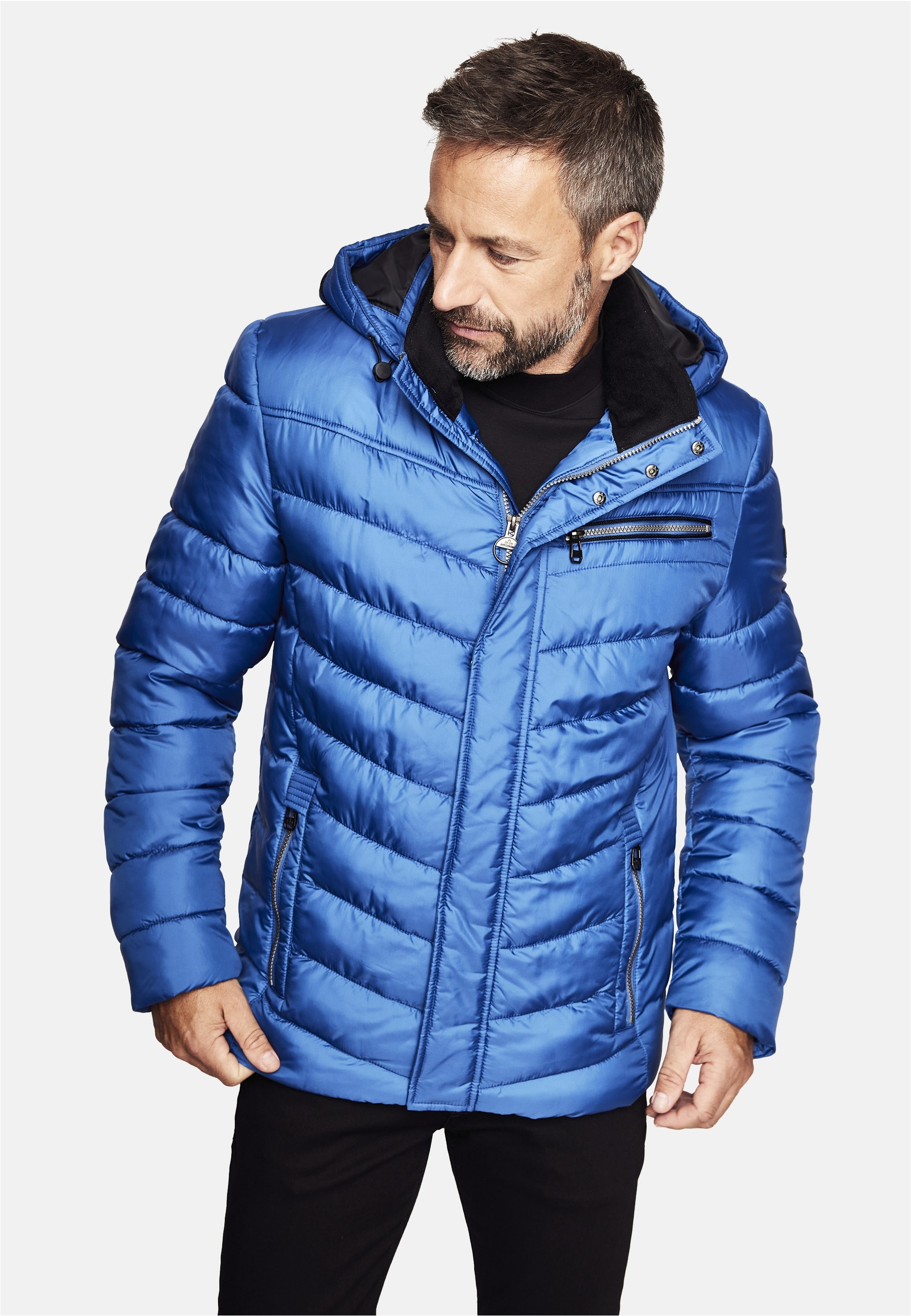 New Canadian Steppjacke, mit Fleece-Einsatz am Innenkragen günstig online kaufen