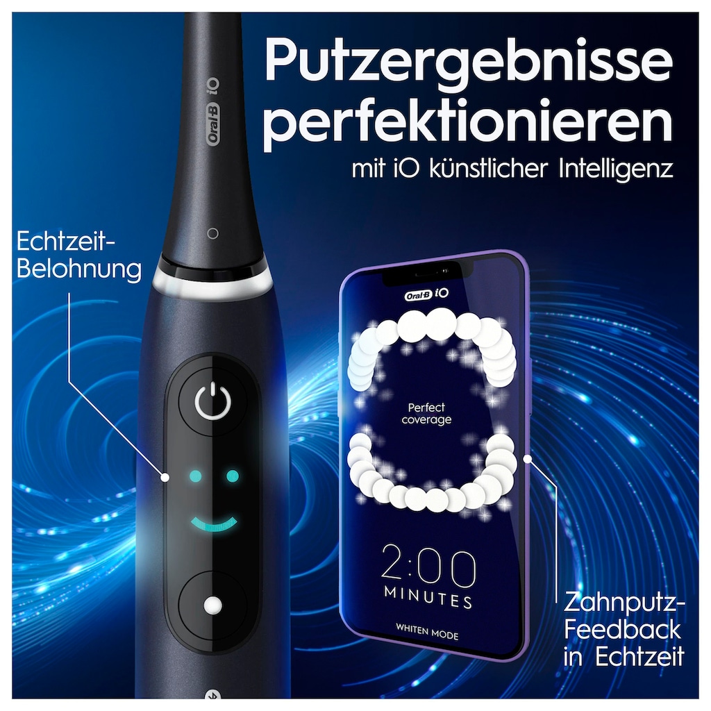 Oral-B Elektrische Zahnbürste »iO 8«, 3 St. Aufsteckbürsten, 6 Putzmodi