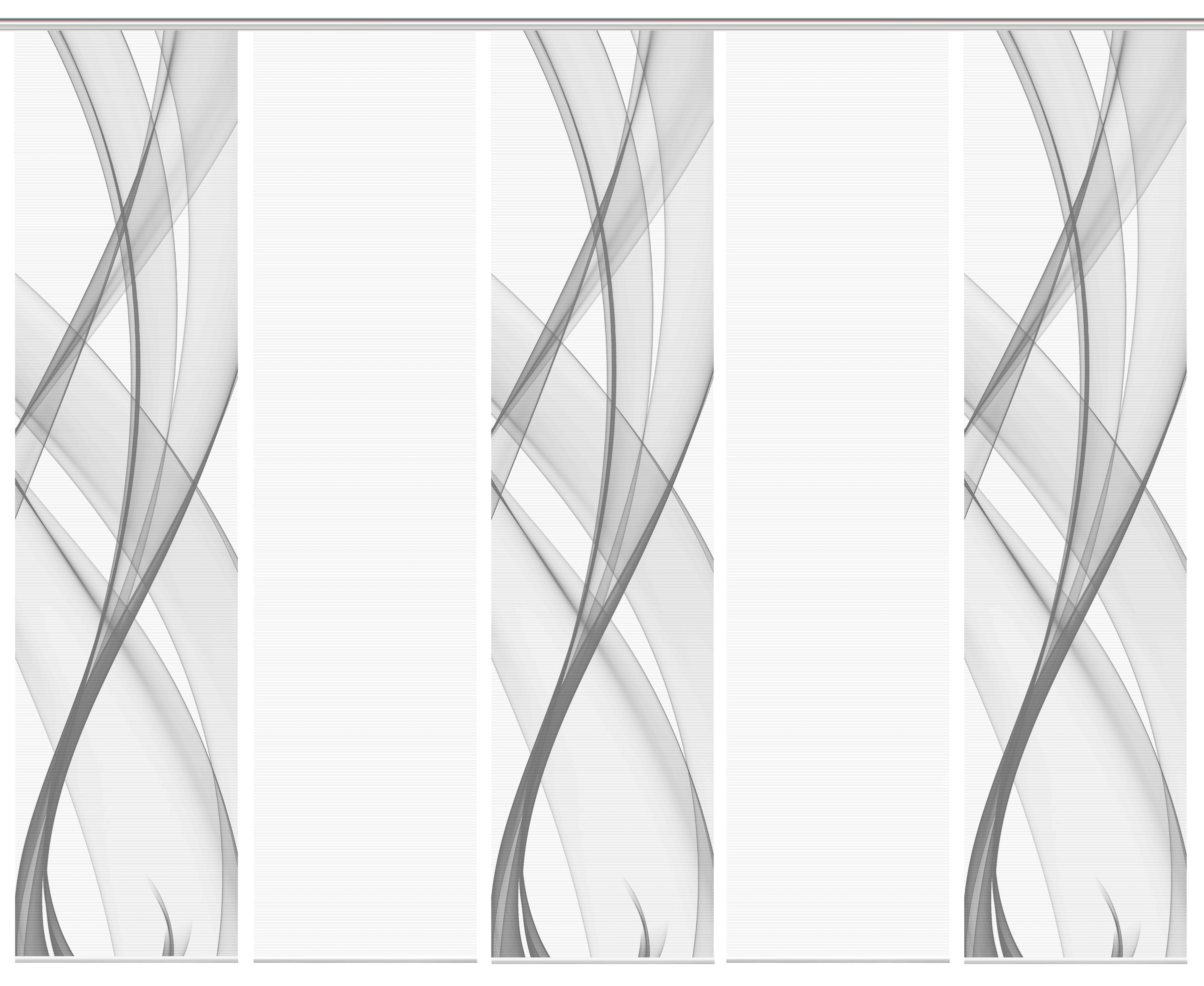 Vision Schiebegardine »PACOLIA« Paneelwagen 5 Stk. tlg. SET,SCHIEBEVORHANG,BAMBUS,DIGITALDRUCK