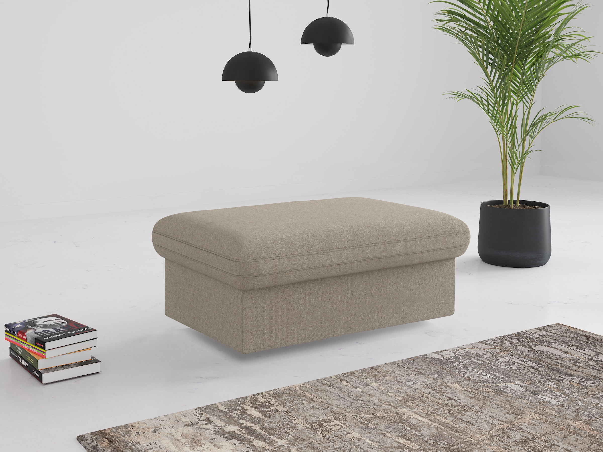 sit&more Polsterhocker "Moreno, B: 90 cm", mit Stauraum, individuell kombin günstig online kaufen