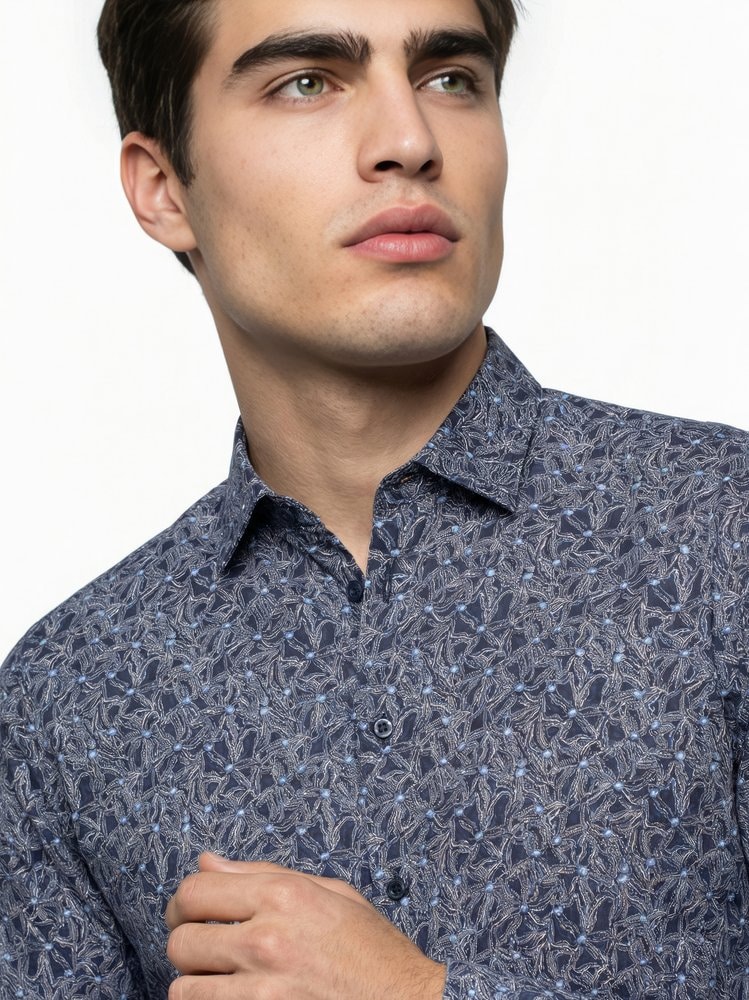 DESOTO Kurzarmhemd »Casual Kent 1/2« Jerseyhemd, slim fit, Kentkragen, bügelfrei