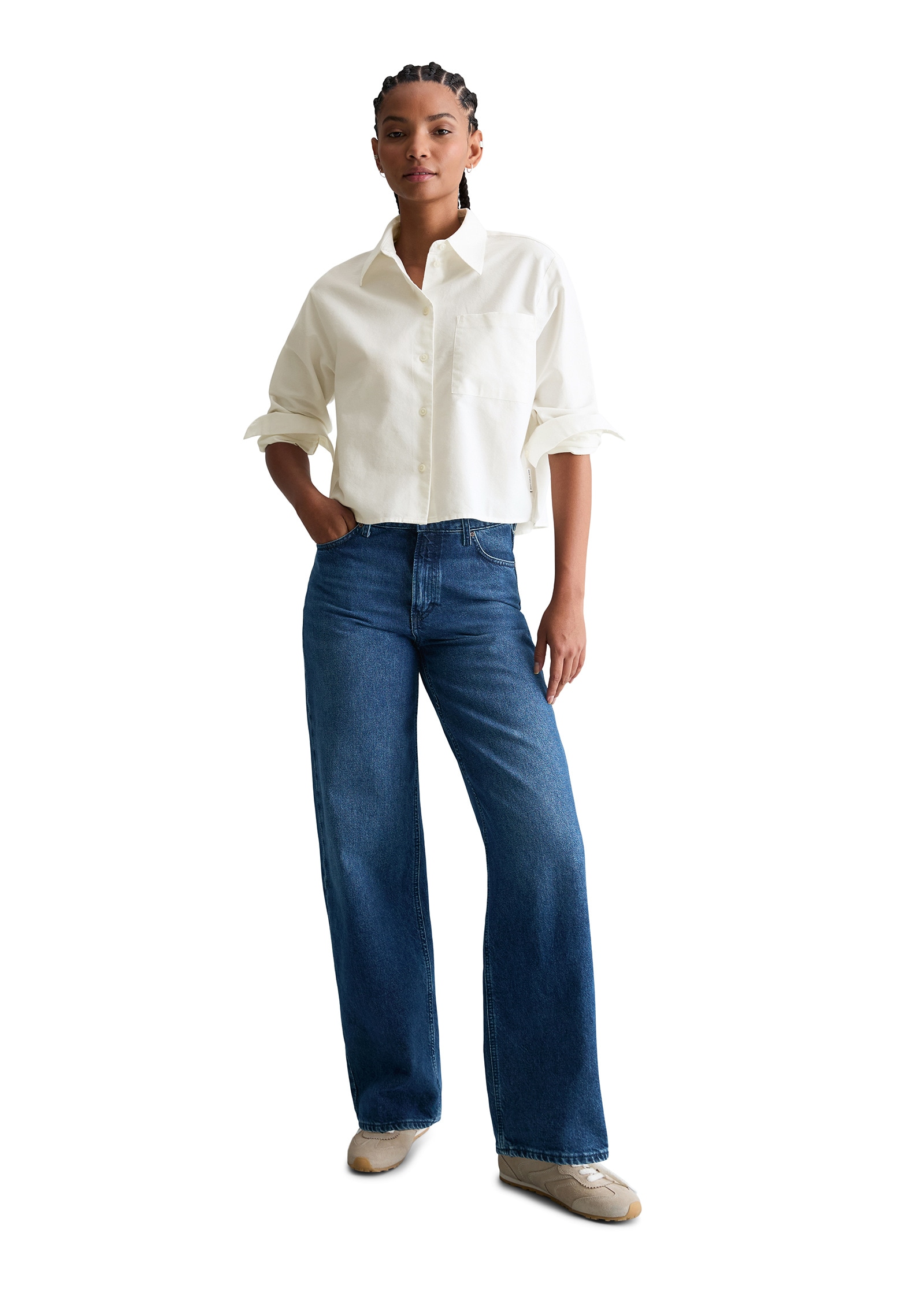 Marc O'Polo DENIM Langarmbluse »aus Organic Cotton«