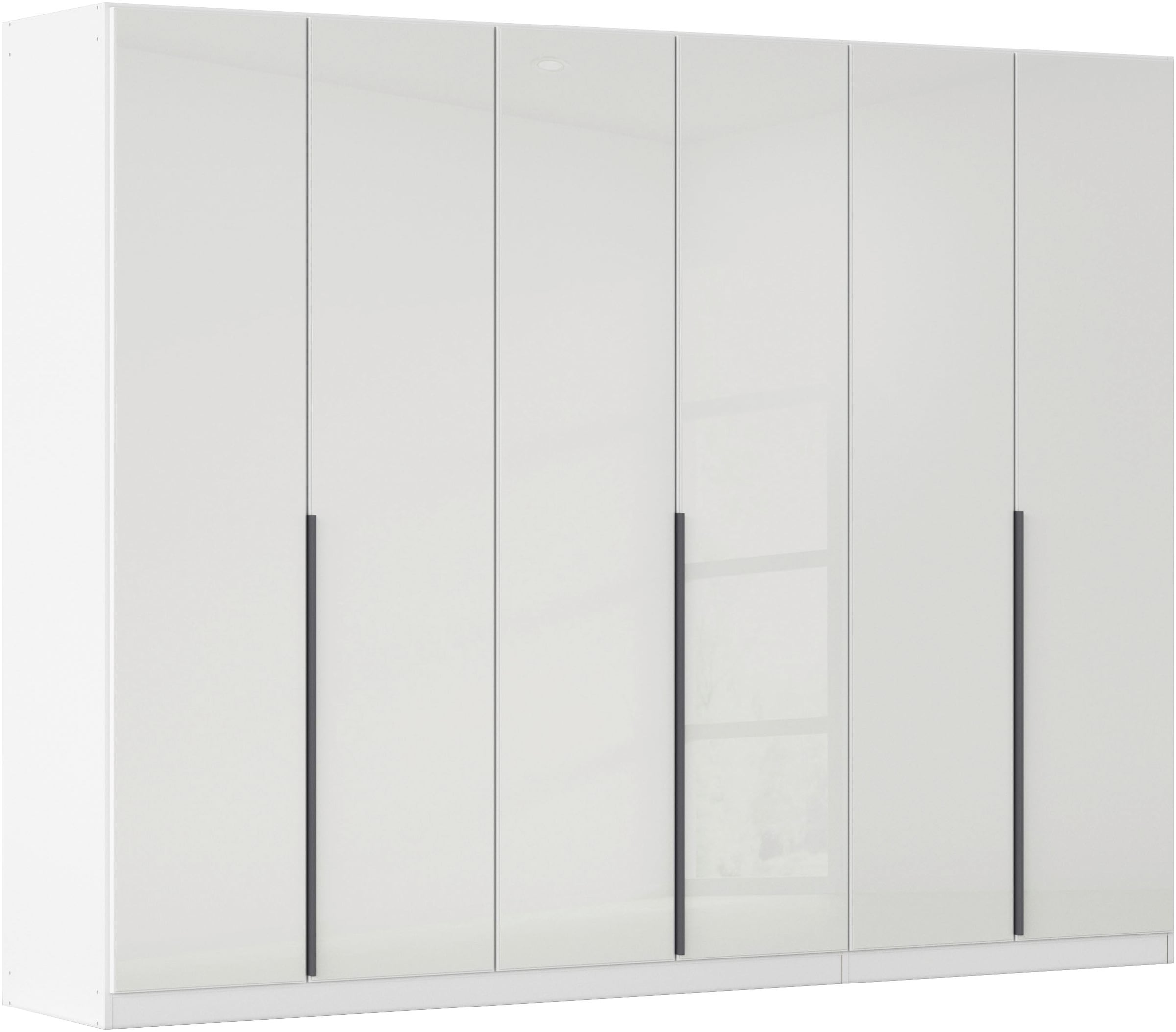 Drehtürenschrank OTTO HOME, B:271cm H:229cm T:54cm, weiß, Holzwerkstoff, Schränke, "Kleiderschrank Kleiderschränke Schrank Garderobe AGORDO mit