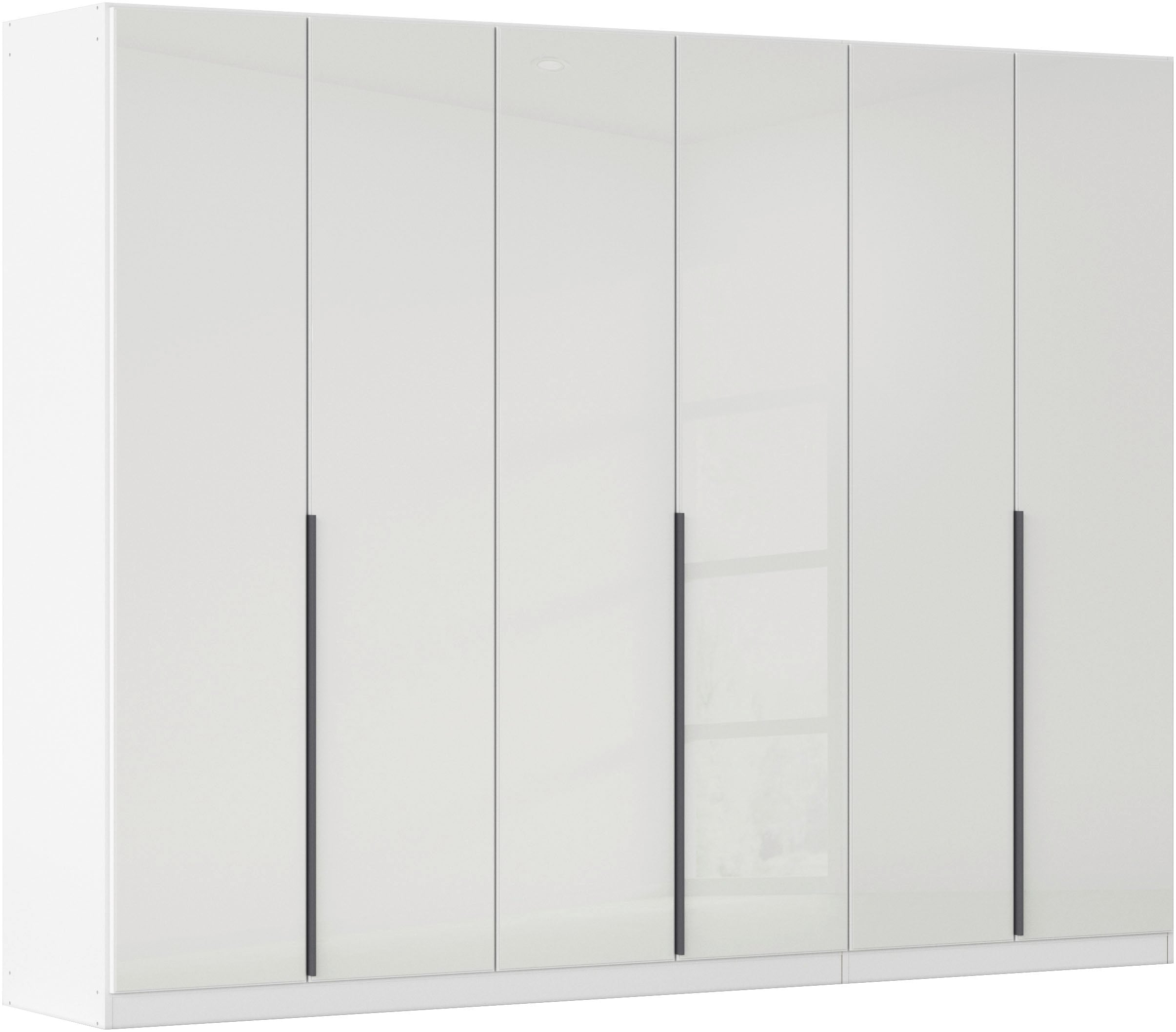 OTTO home Drehtürenschrank "Kleiderschrank Kleiderschränke Schrank Garderobe AGORDO mit Glasfront" in zwei Griff-Farben, Breiten 91-405 cm, durchdachte Innenausstattung, in 8 Breiten und 2 Höhen MADE IN GERMANY