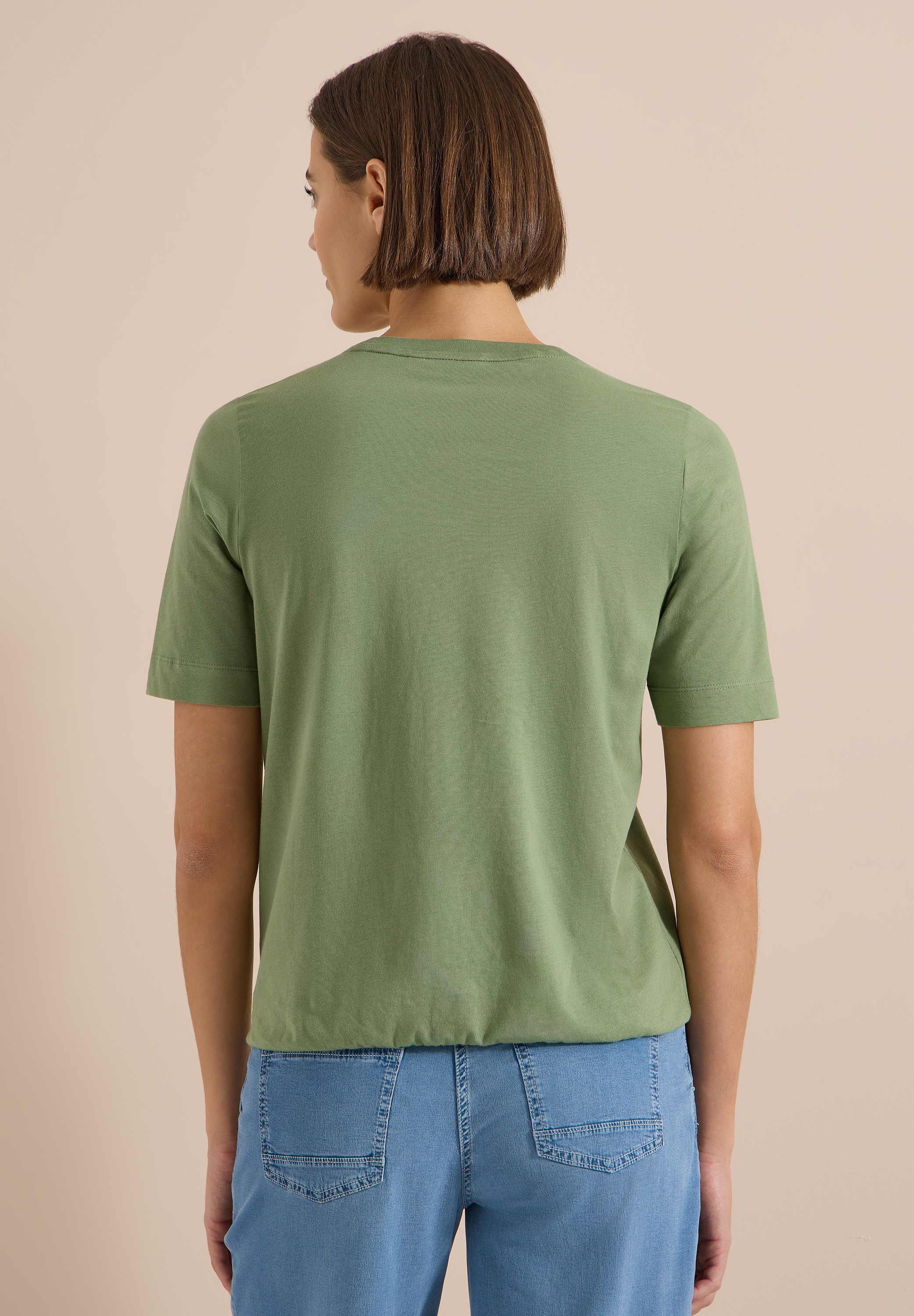 Cecil T-Shirt aus reiner Baumwolle