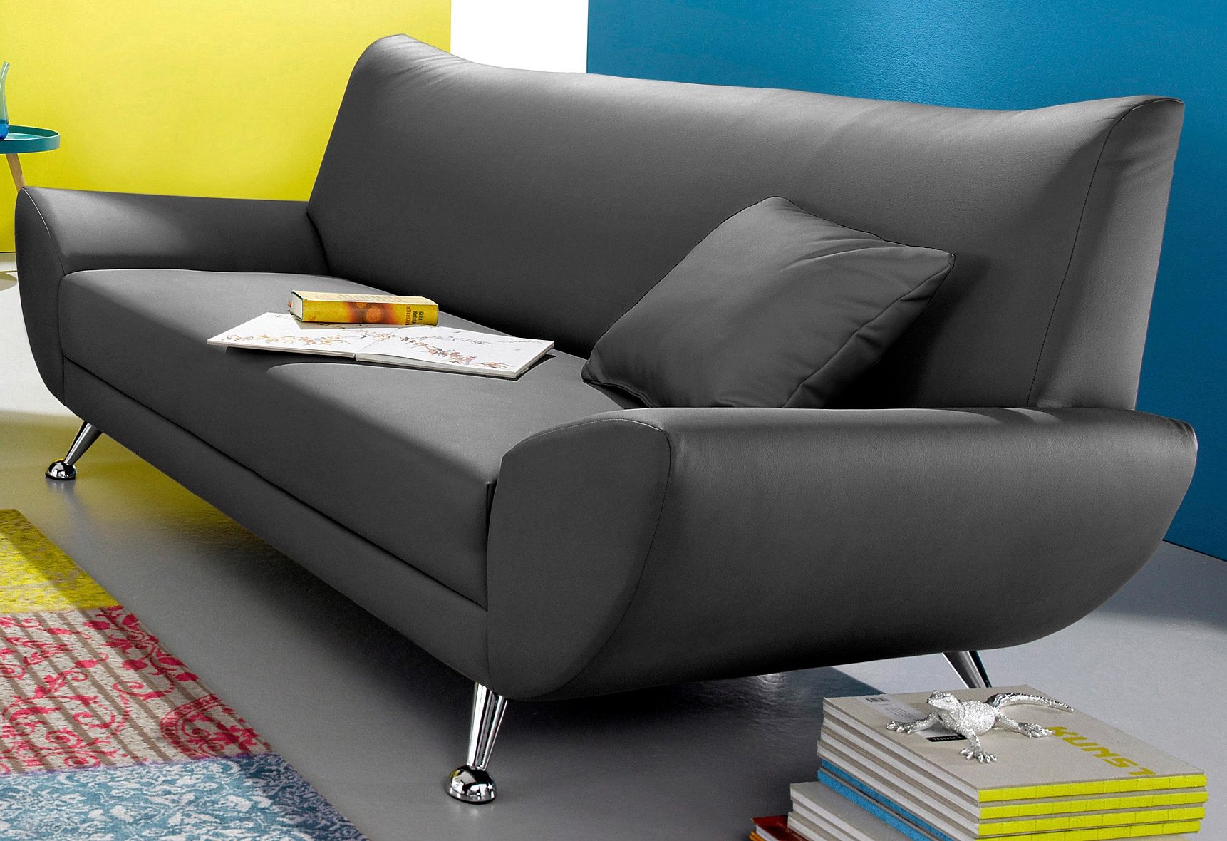 Thumbnail - Home affaire 3-Sitzer "Saltare elegant und komfortabel, toller Designfuß"