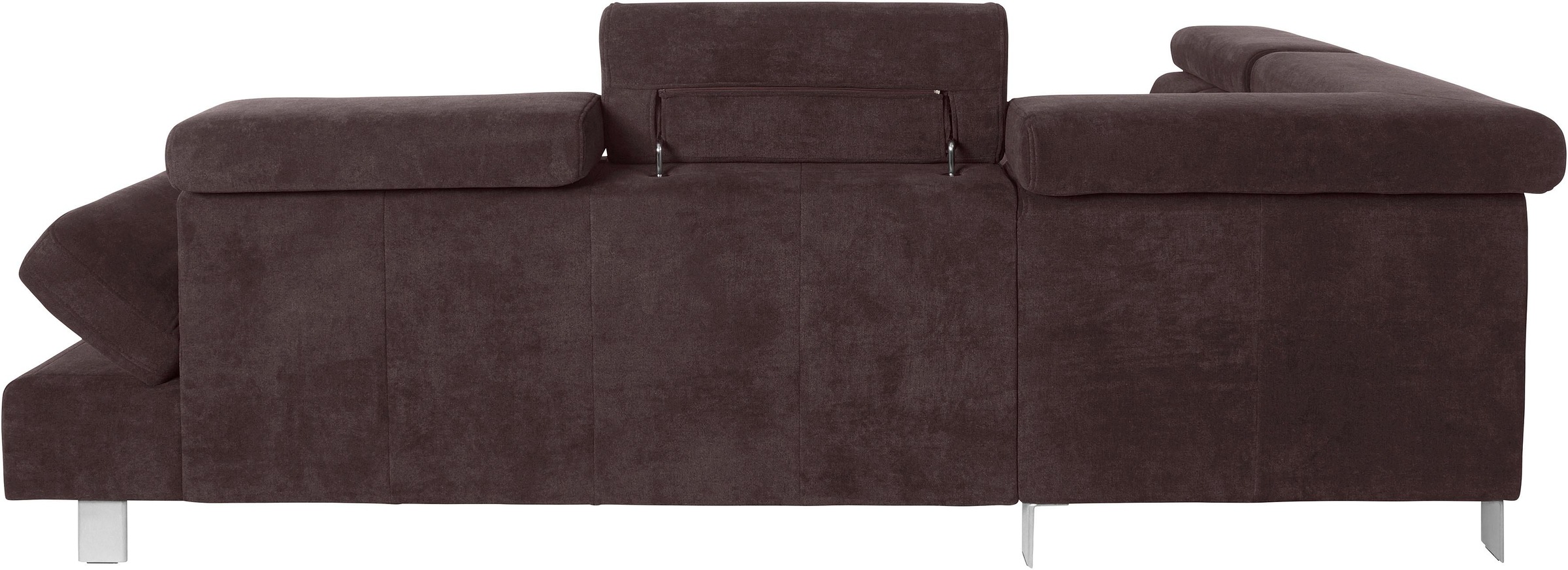 exxpo - sofa fashion Ecksofa »Fiji, L-Form«, mit Kopf- bzw. Rückenverstellung, wahlweise mit Bettfunktion