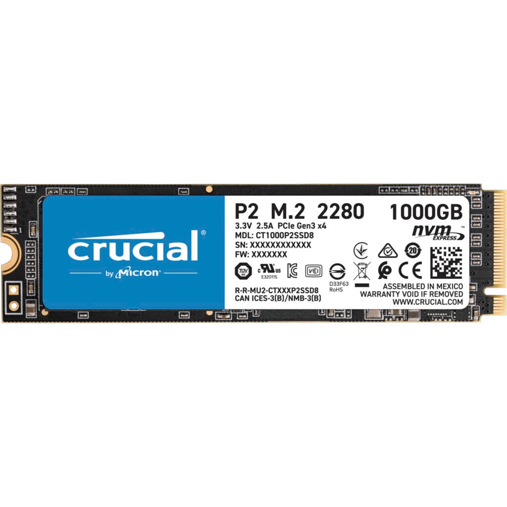 Crucial interne SSD »P2«