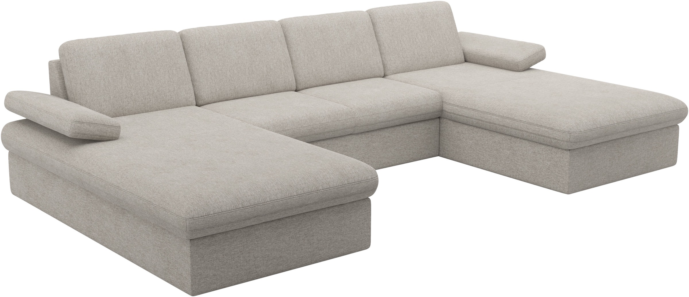 sit&more Wohnlandschaft »Moreno«, mit Armteilverstellung,wahlweise mit Bettfunktion