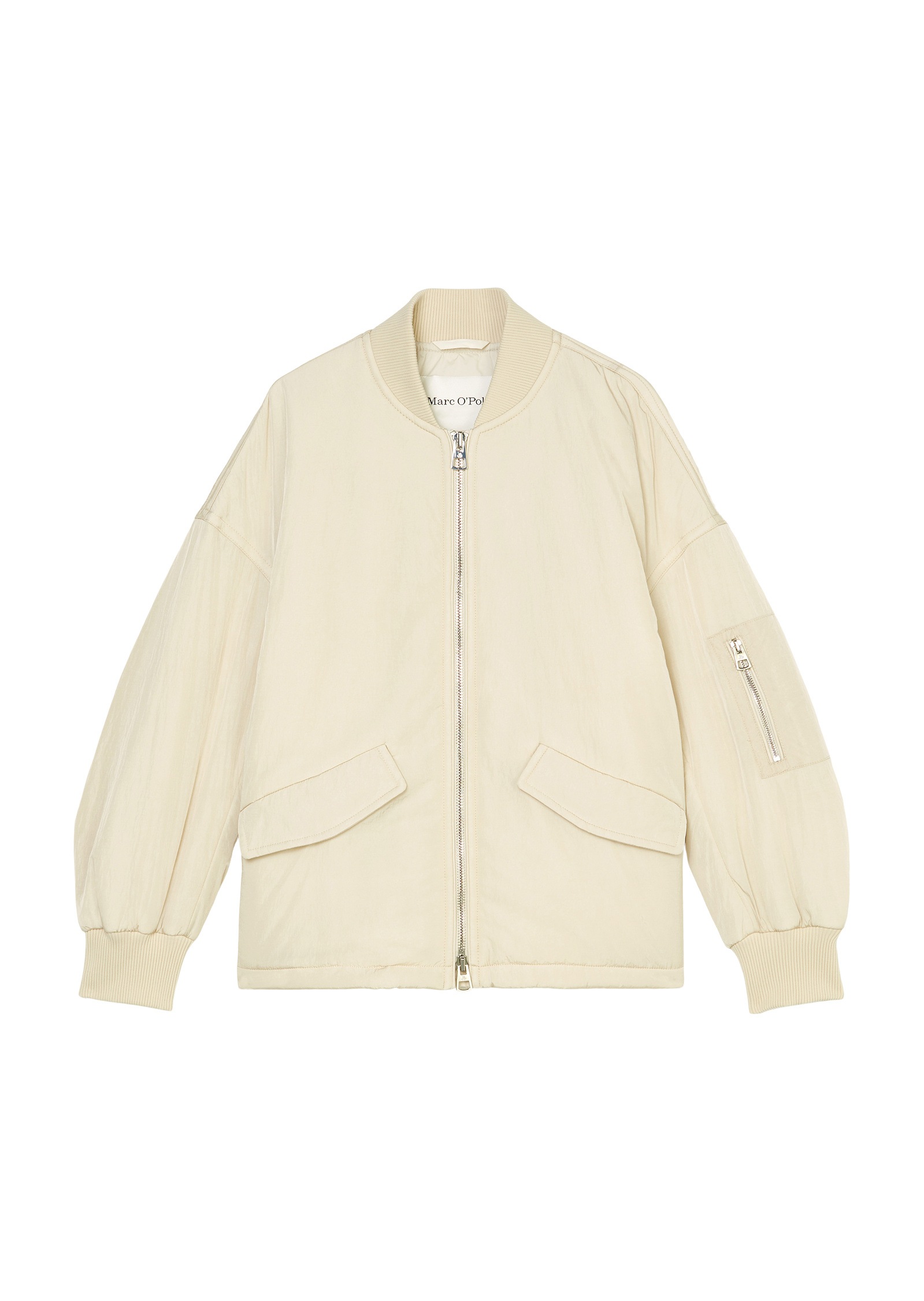 Marc O'Polo Outdoorjacke »aus Crinkle-Nylon«, ohne Kapuze