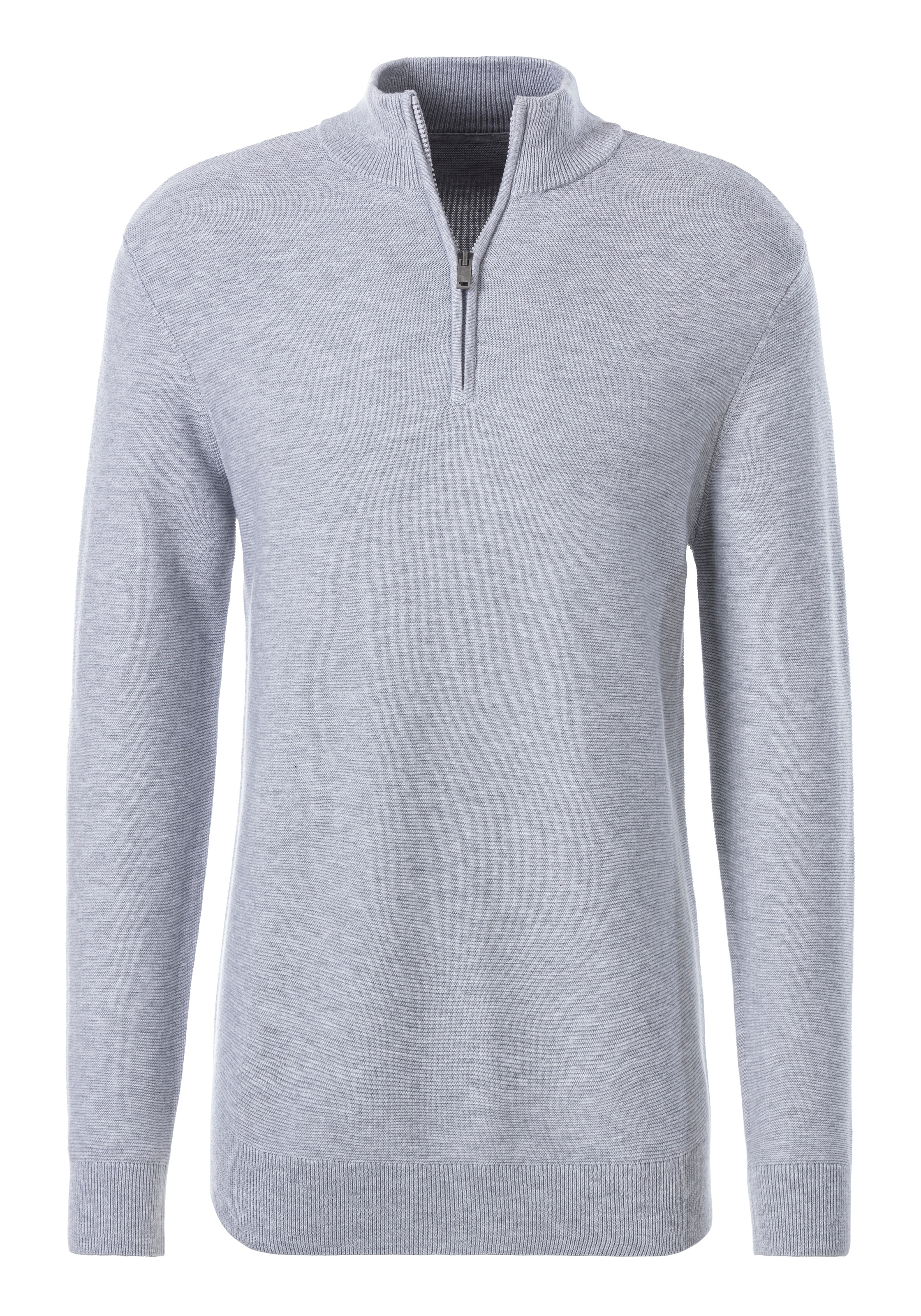 AUTHENTIC LE JOGGER Troyer Pullover mit Stehkragen und Reißverschluss günstig online kaufen