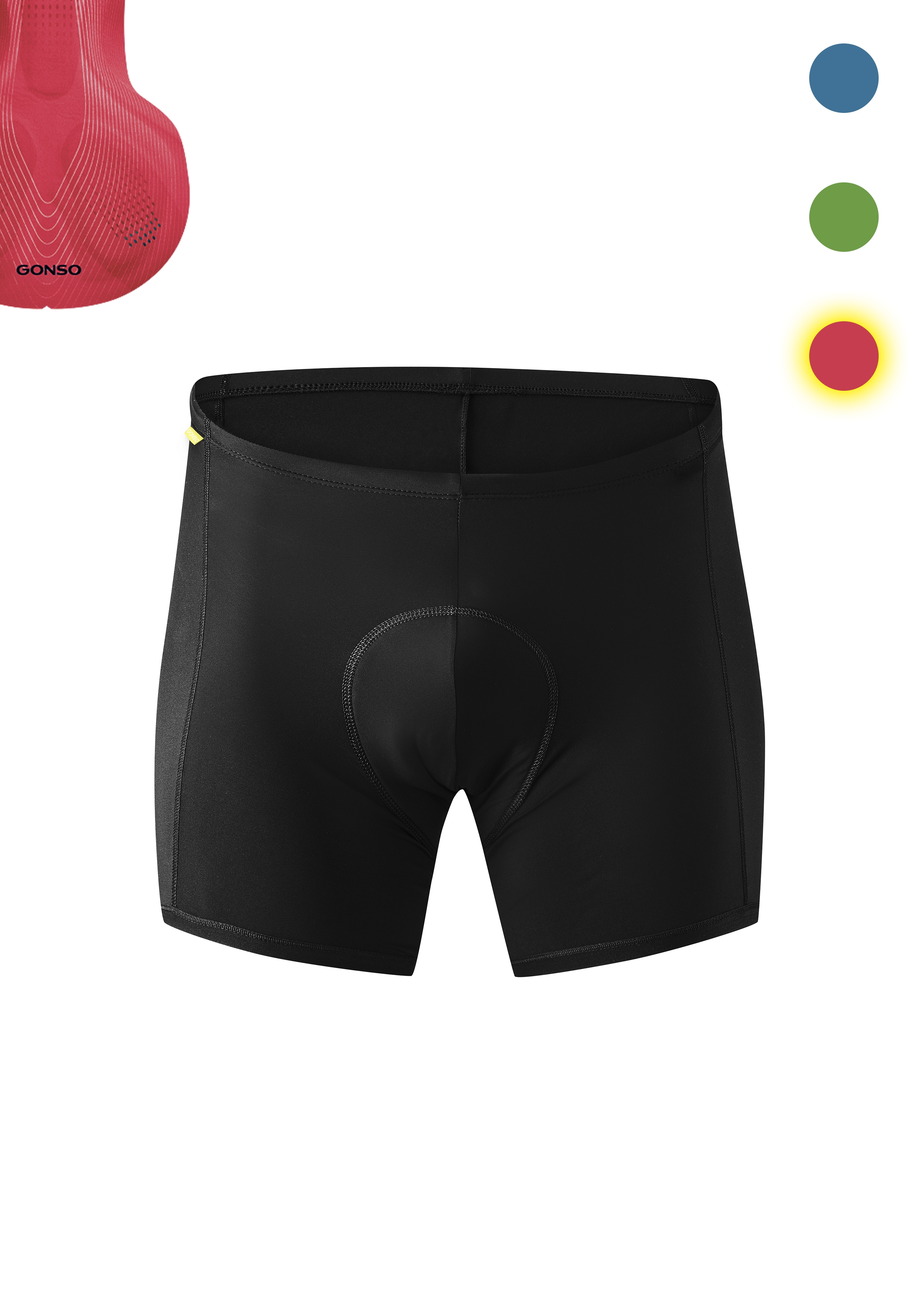 Gonso Fahrradhose "Sitivo U M" Herren Fahrradunterhose, Radhose mit speziellem Sitzpolster, Tight Fit