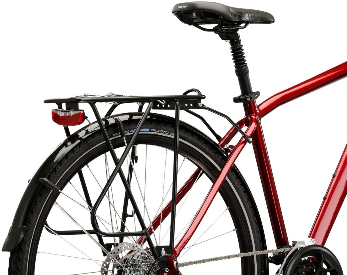 Kross Trekkingrad »Herren-Trekkingrad 28" Trans 9.0 Rot 30 Gänge« 30 Gang Shimano DEORE T6000 Schaltwerk Kettenschaltung