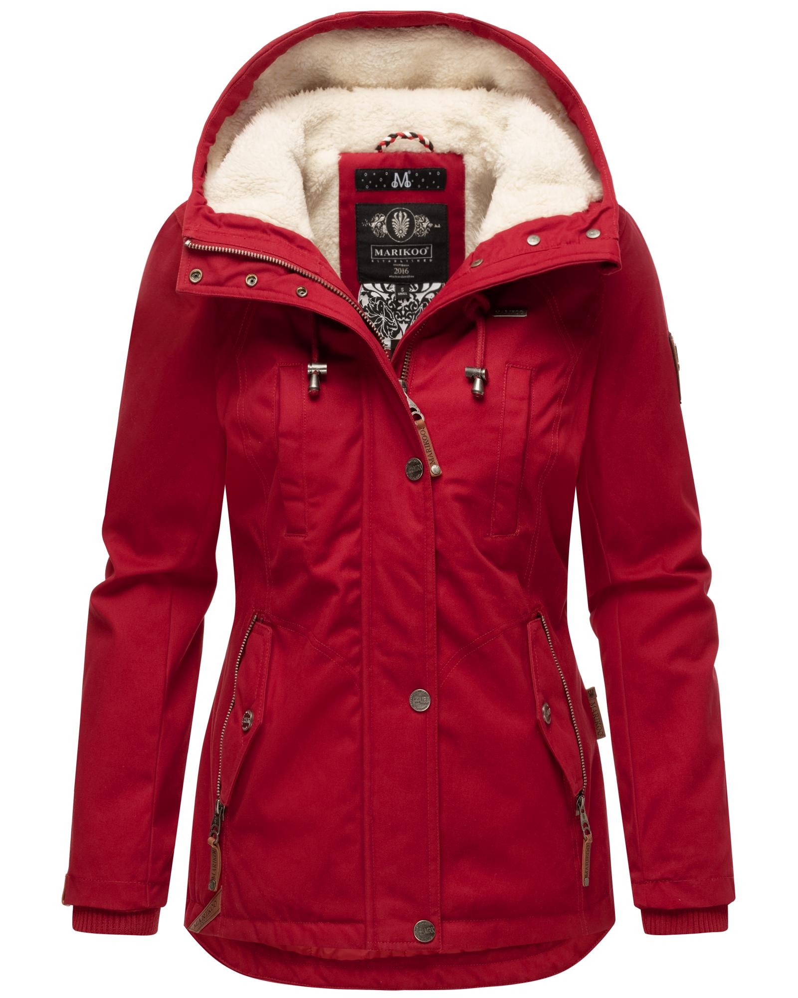 Marikoo Winterjacke "Bikoo", mit Kapuze, sportliche Damen Outdoor Baumwolljacke mit Kapuze