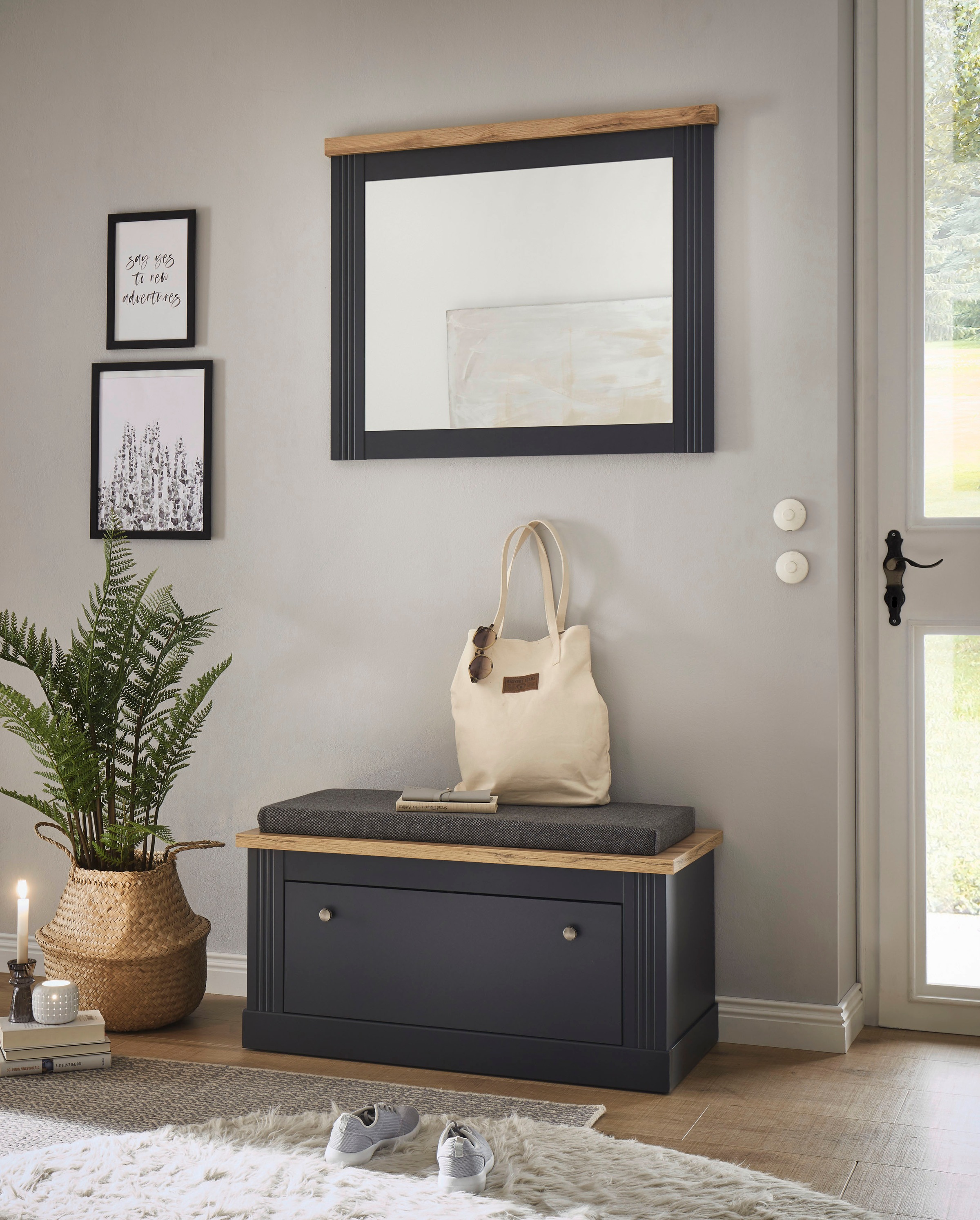 OTTO home Garderoben-Set "WESTMINSTER BESTSELLER" mit Sitzkissen, 4 Fächer, günstig online kaufen