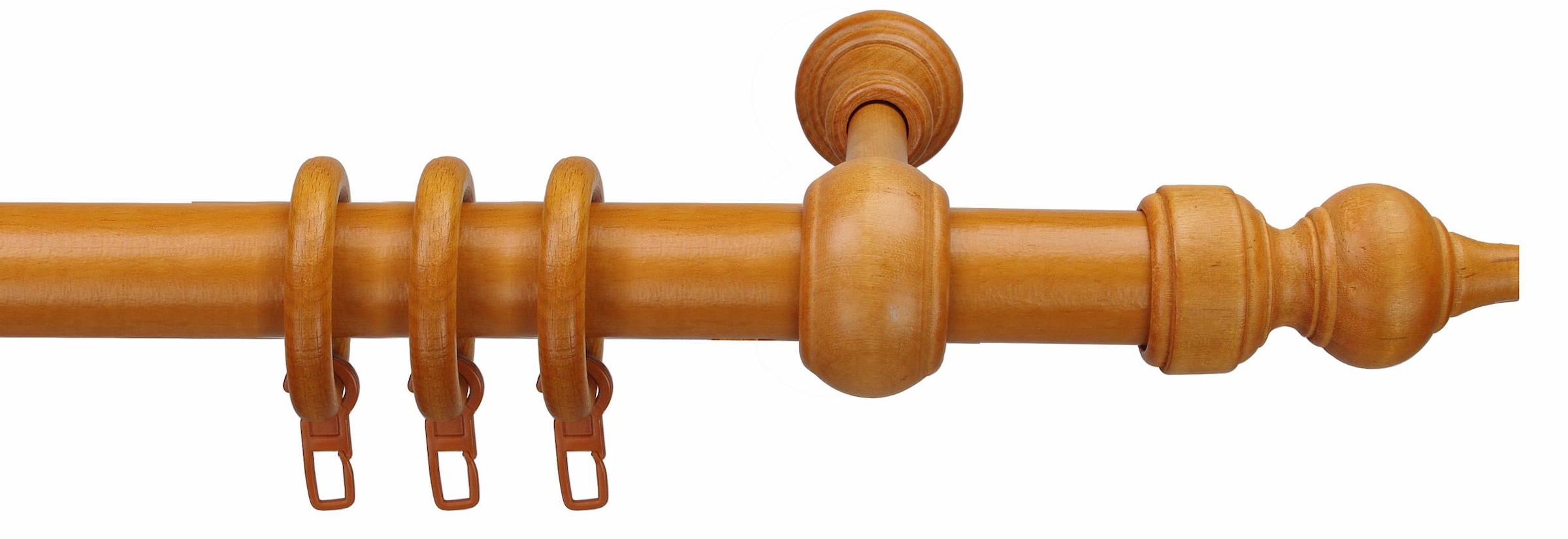 Liedeco Gardinenstange "Thüringen" Ø 28 mm 1 läufig-läufig Fixmaß günstig online kaufen