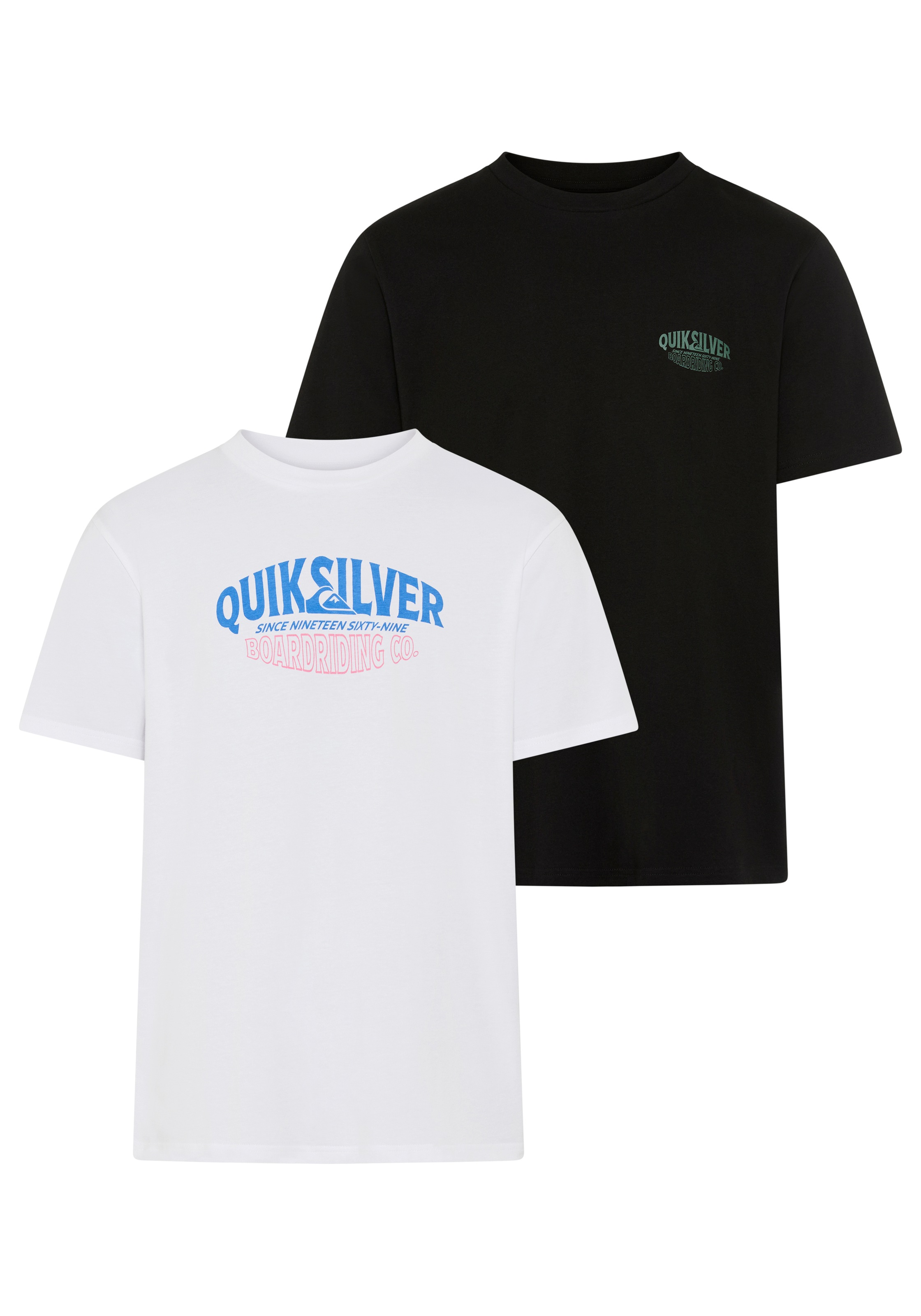 Quiksilver T-Shirt "RUGGED PACK" 2 tlg. für Erwachsene, Kurzarm, für Freize günstig online kaufen