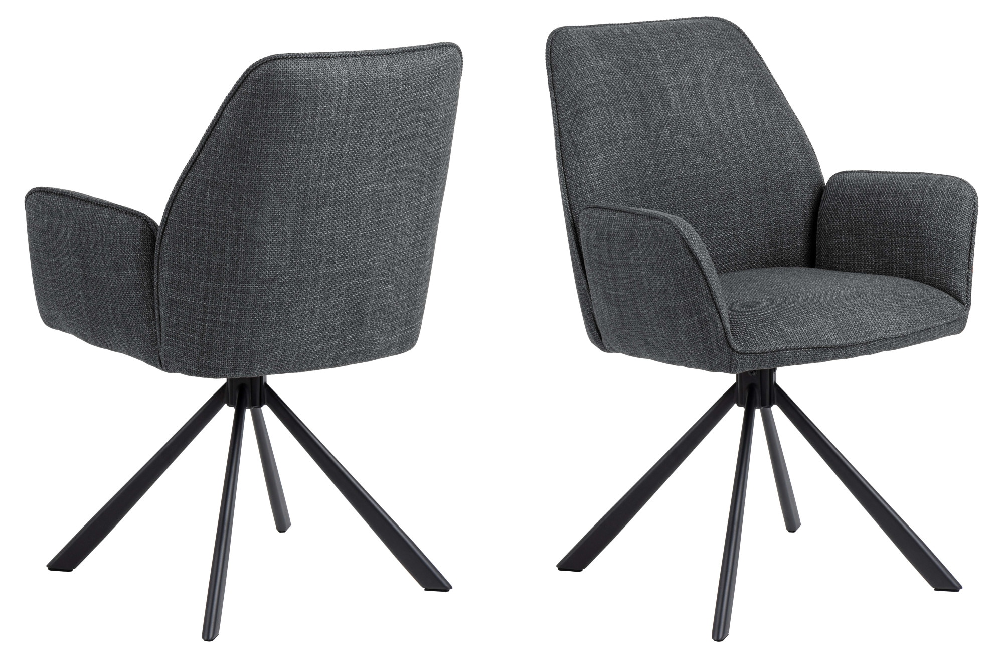 ACTONA GROUP Esszimmerstuhl "Glenda, gepolsterter komfortabel Stuhl mit Arm günstig online kaufen