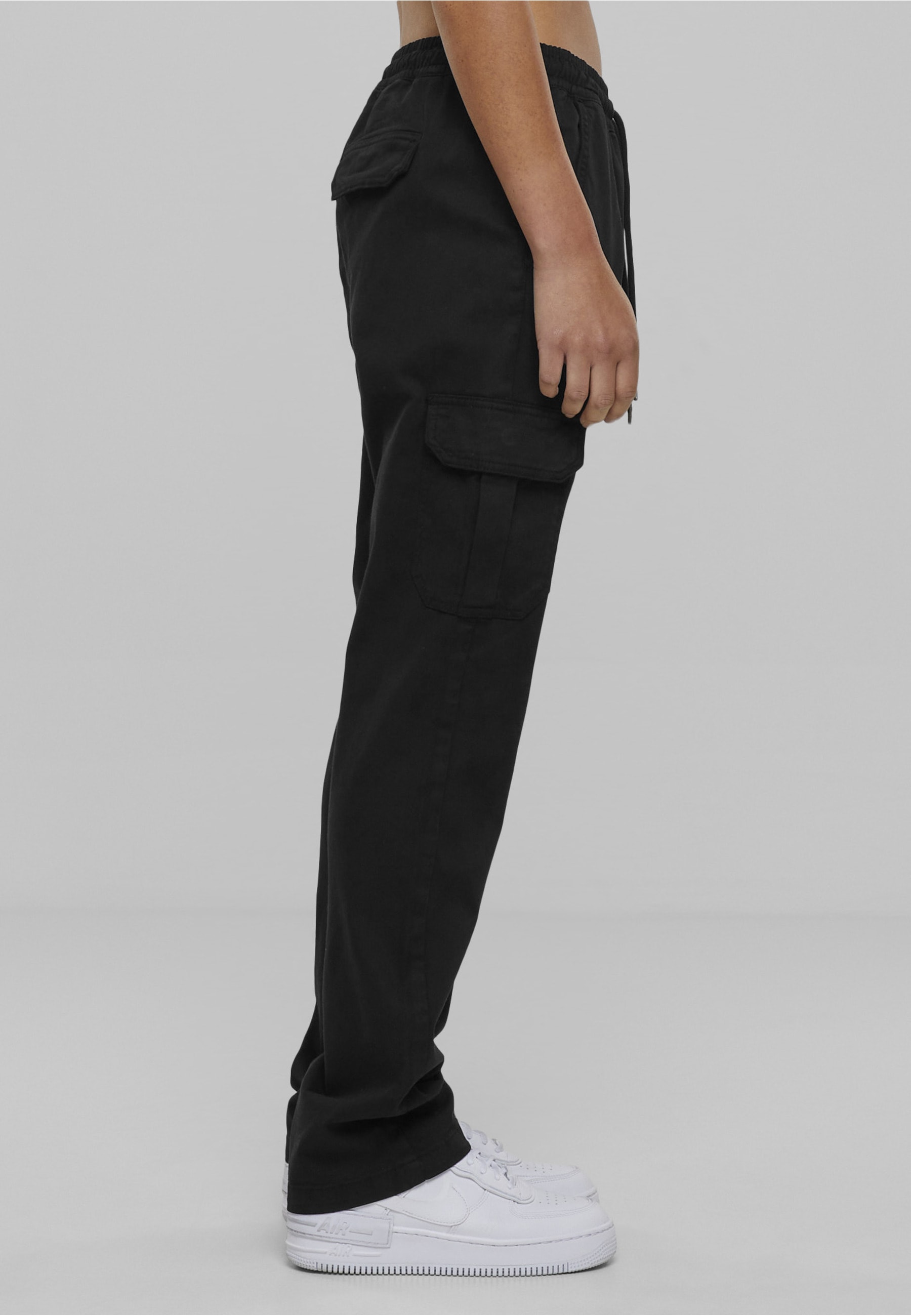 URBAN CLASSICS Cargohose »Urban Classics Damen Ladies High Waist Twill Cargo Pants«