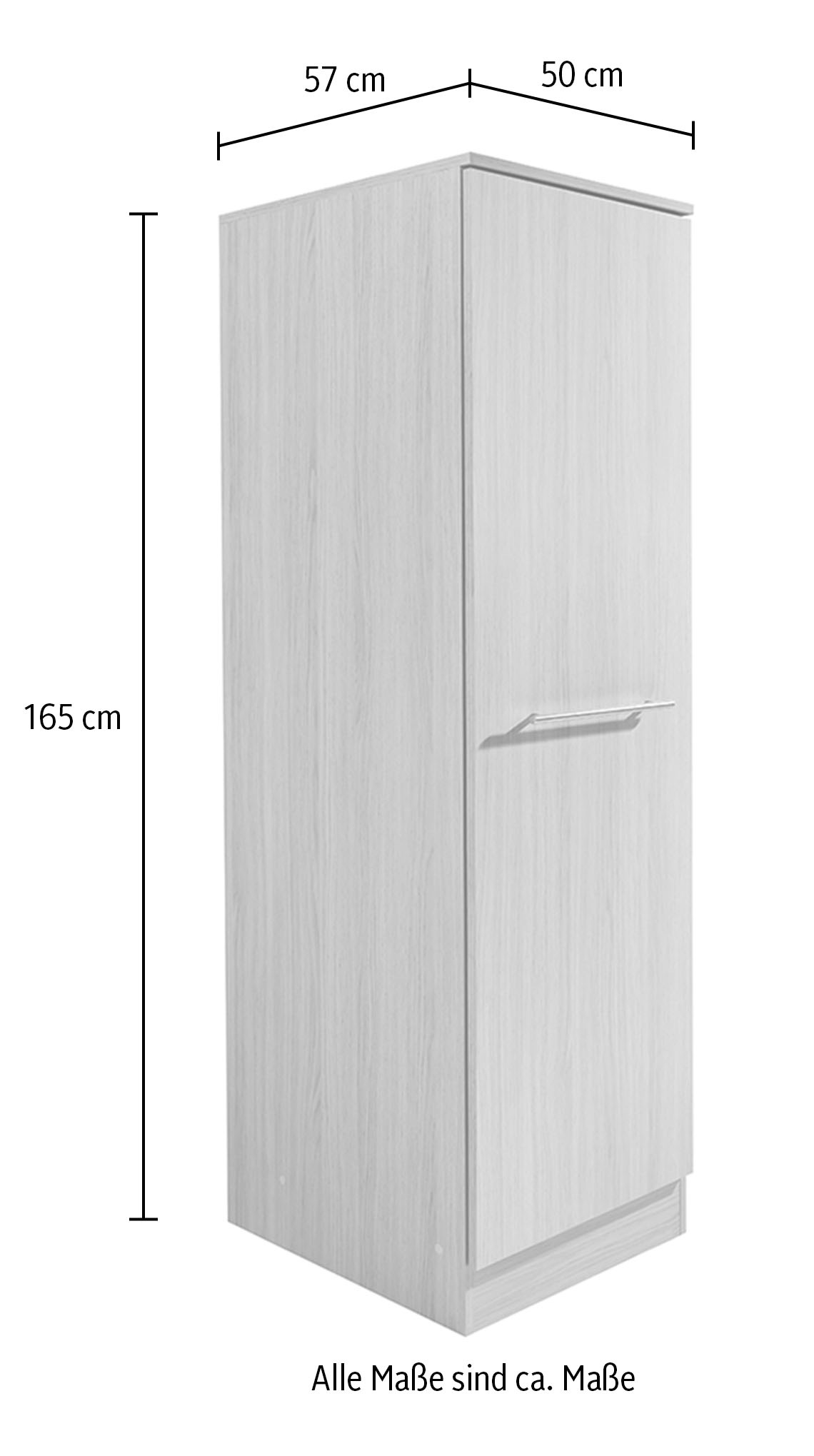 wiho Küchen Seitenschrank »Filo« 50 cm breit