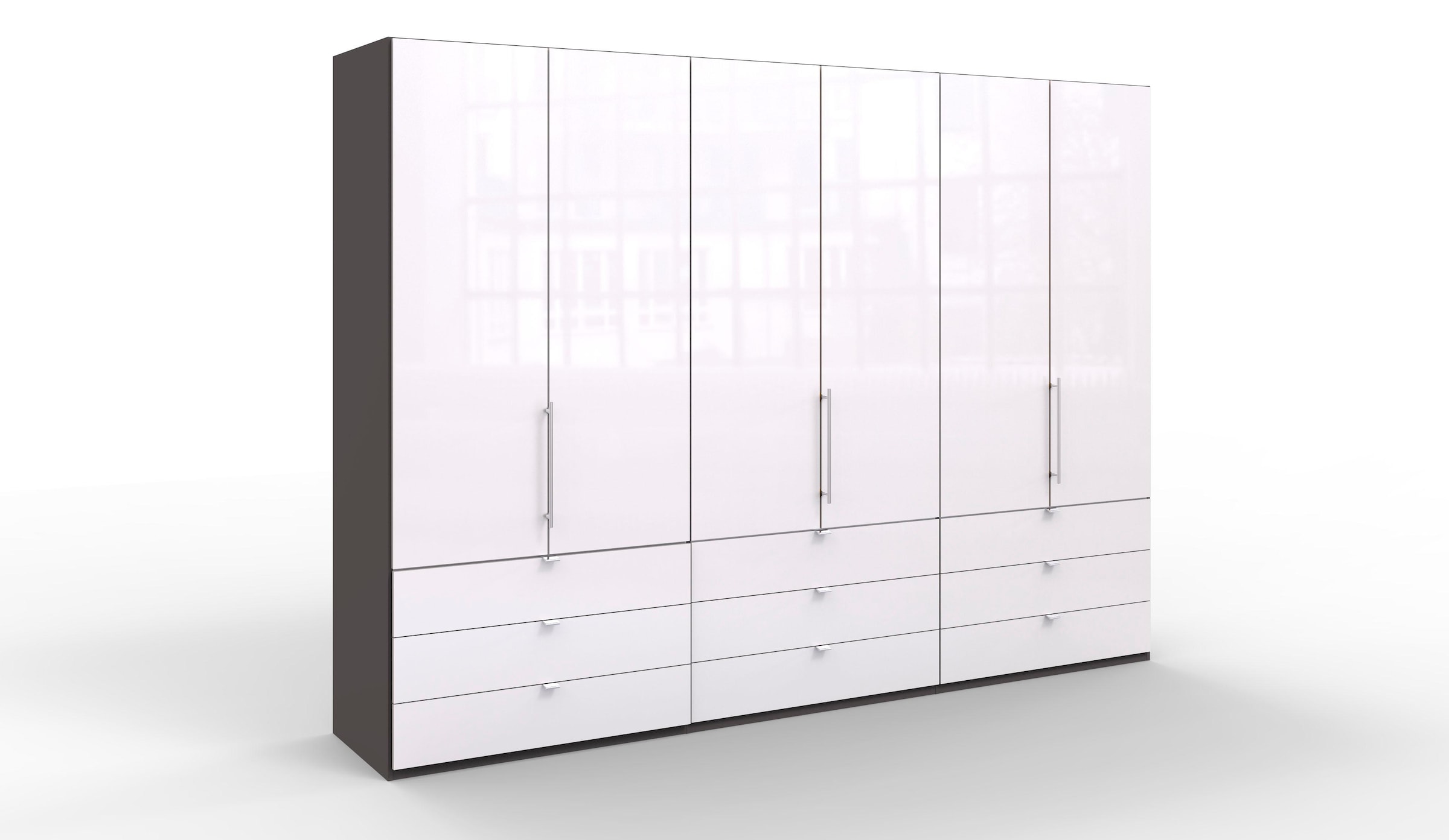 WIEMANN Kleiderschrank »Loft«, Glasfront