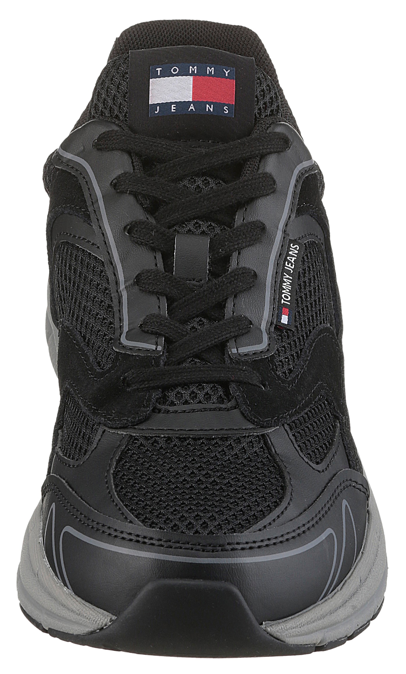 Tommy Jeans Sneaker »THE CONEY«, Freizeitschuh, Halbschuh, Schnürschuh mit seitlichem Label