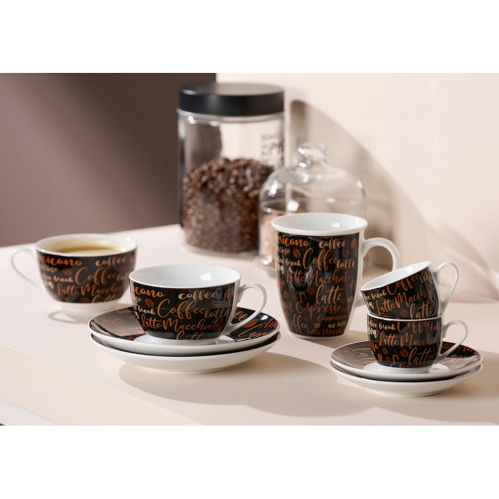 Ritzenhoff & Breker Espressotasse, (Set, 4 tlg.)