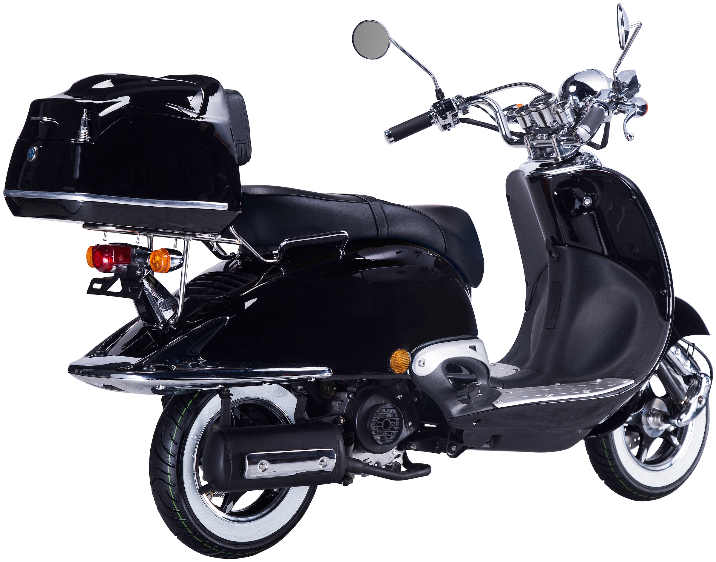 GT UNION Motorroller »Strada 125« 124,6 cm³ 85 km/h Euro 5+ 8,5 Set, mit Topcase,  Luftgekühlter Motor