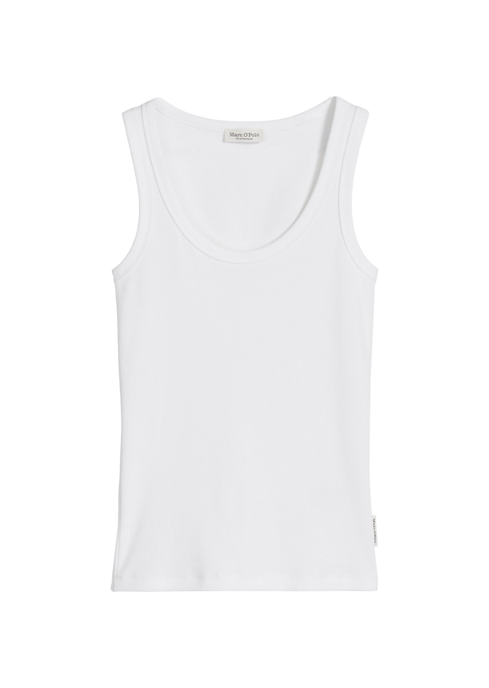 Marc O'Polo T-Shirt »aus elastischem Rippjersey«