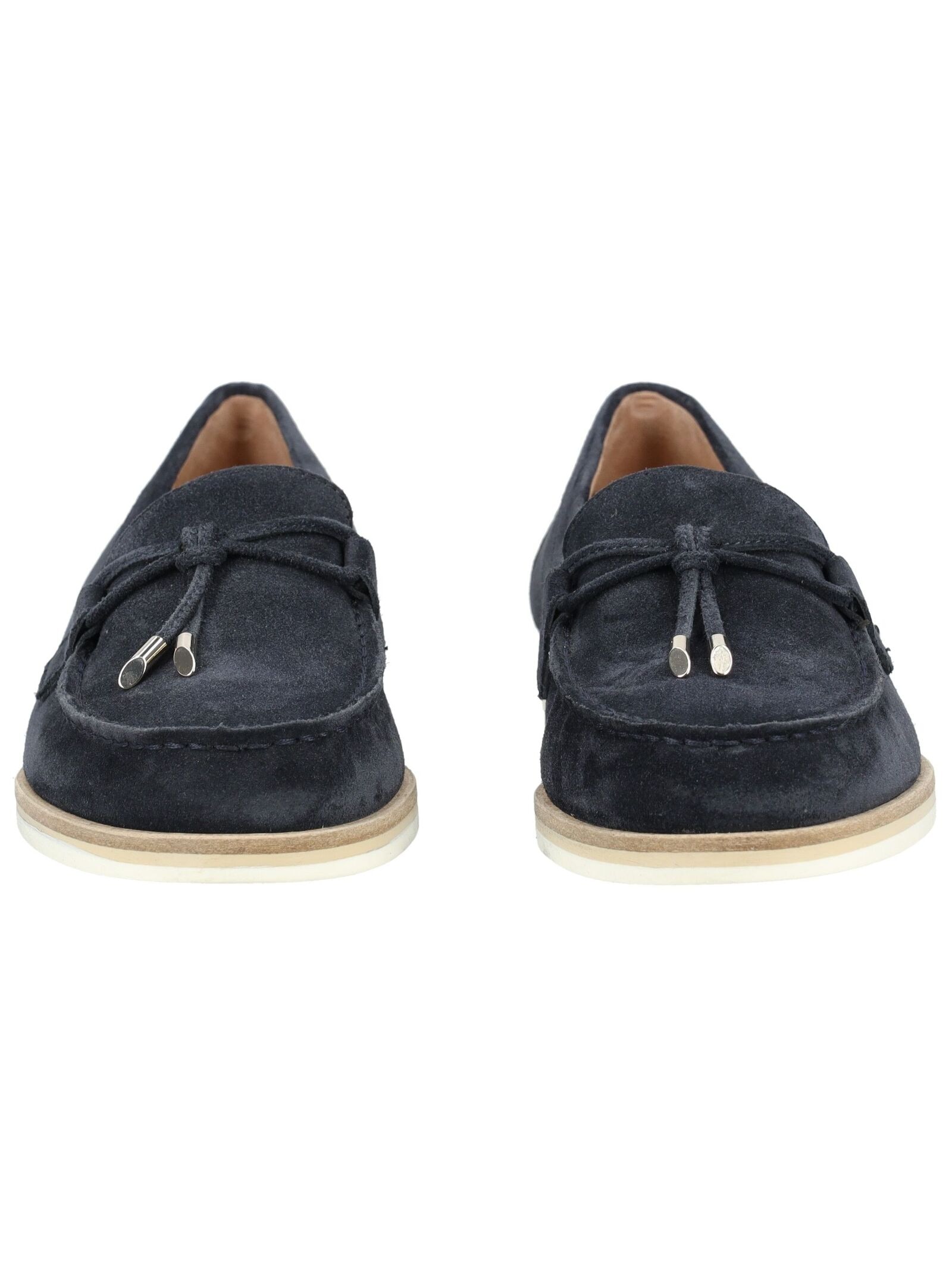Slipper PAUL GREEN "Paul Green Slipper Veloursleder", Damen, Gr. 40,5, blau, Veloursleder, Schuhe Slipper 2