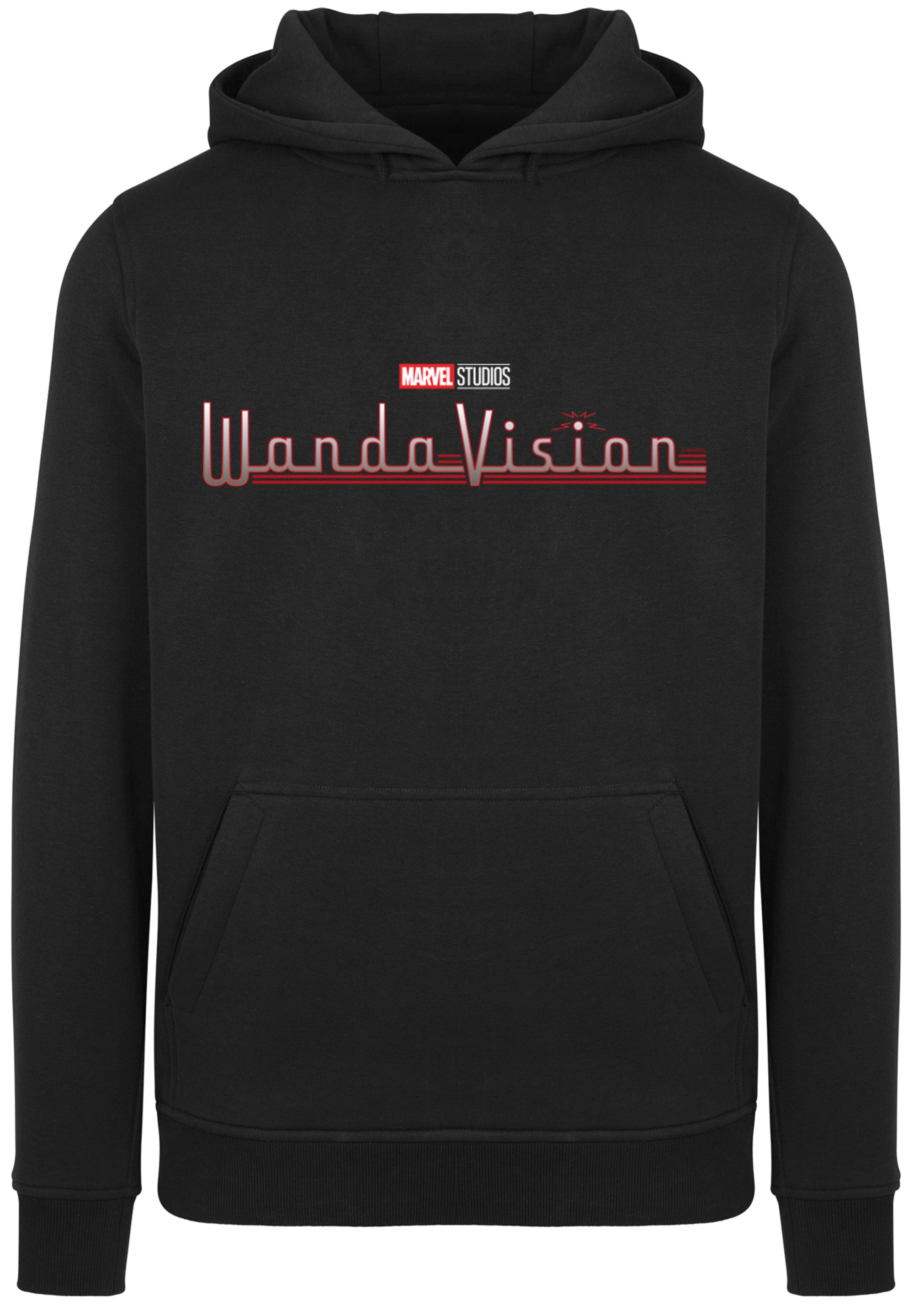 F4NT4STIC Rundhalspullover "F4NT4STIC Herren Marvel WandaVision Logo with Heavy Hoody"