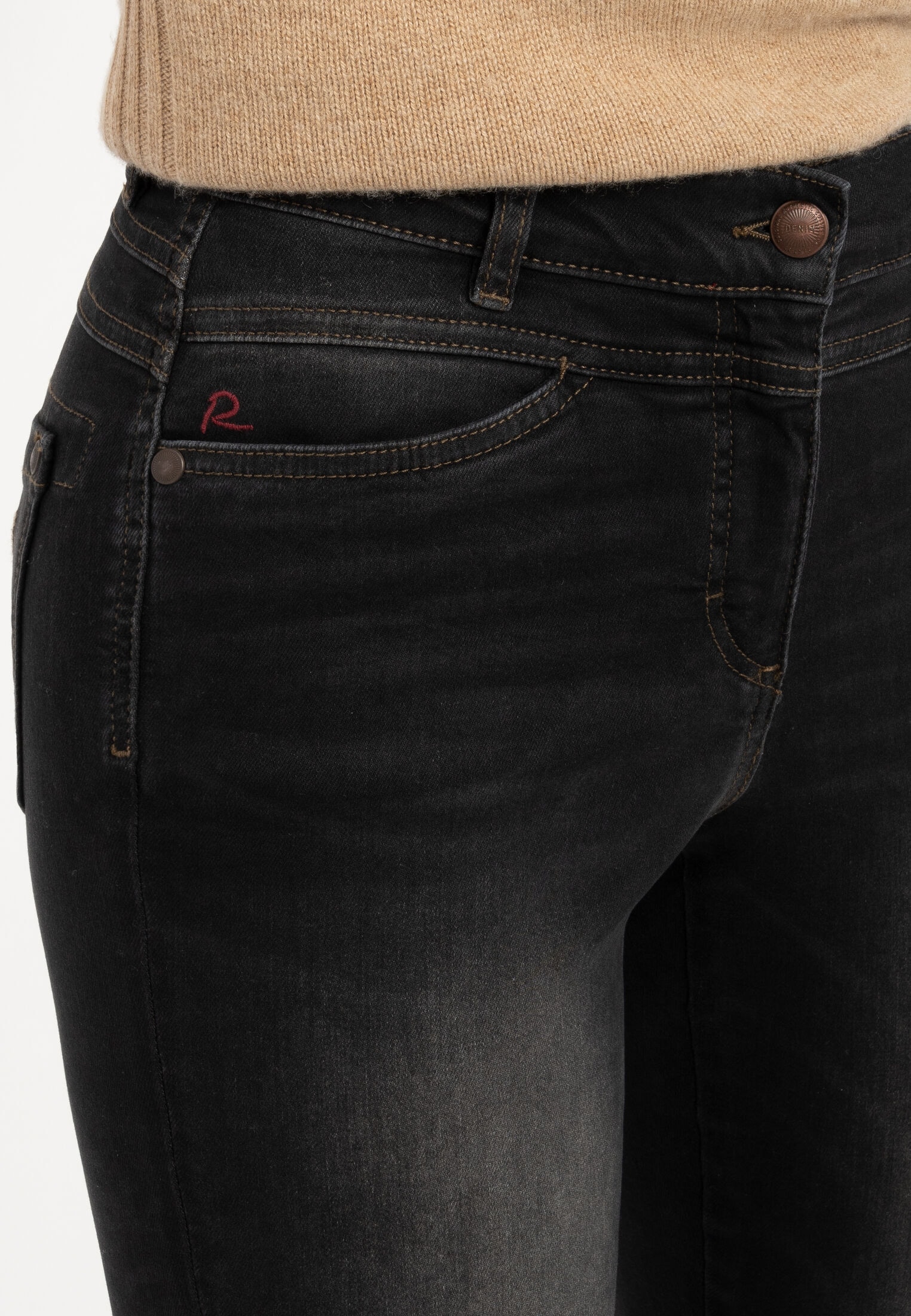 Recover Pants 5-Pocket-Jeans »ALBA«, mit Stickerei