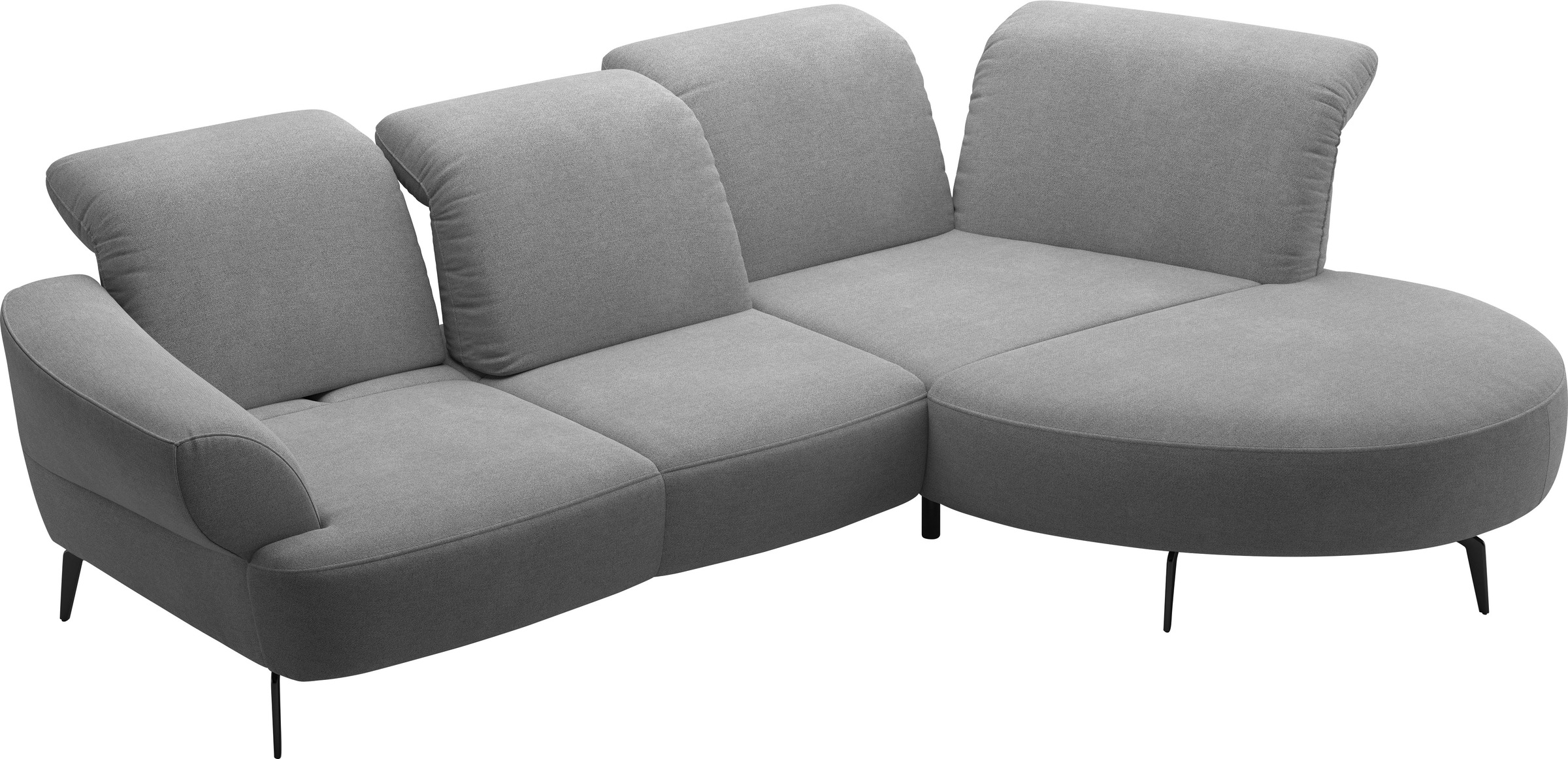 sit&more Ecksofa »Dance«, inkl.System Click&Seat und Sitztiefenverstellung
