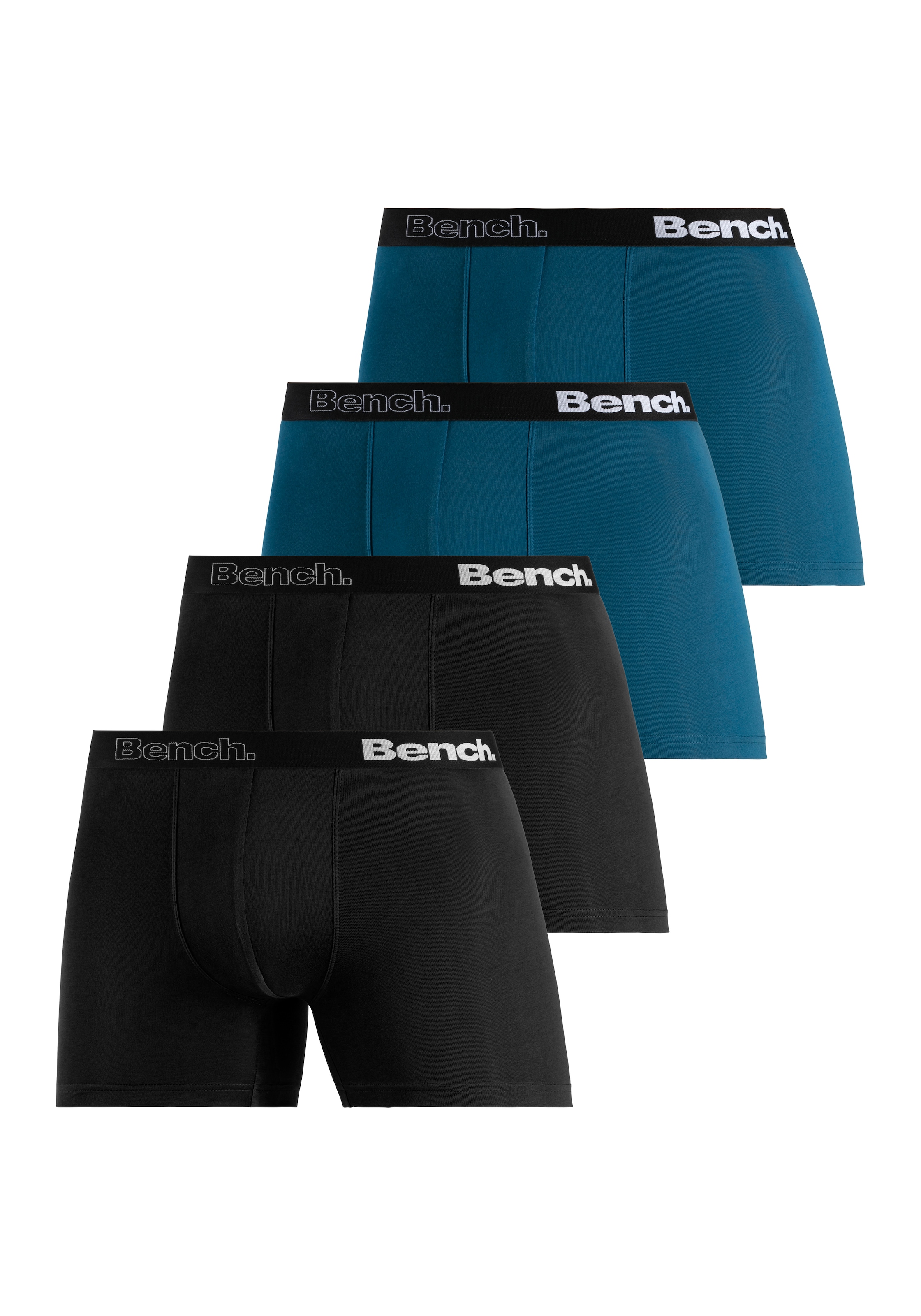 Bench. Langer Boxer, (Packung, 4 St.), mit Logoschriftzug im Bund günstig online kaufen