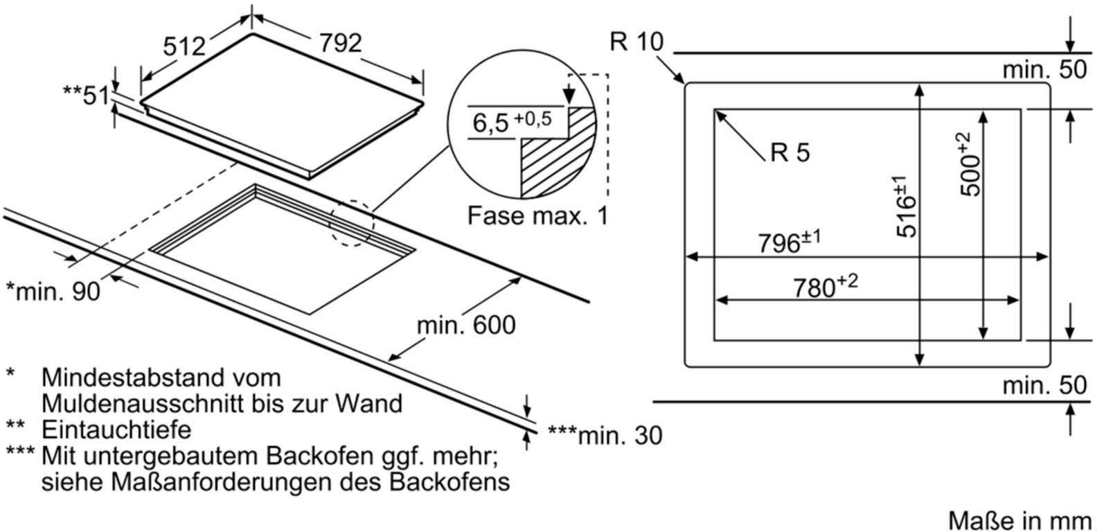 »ET801FCP1D«, CERAN® SIEMENS BAUR bestellen Elektro-Kochfeld ET801FCP1D SCHOTT | von