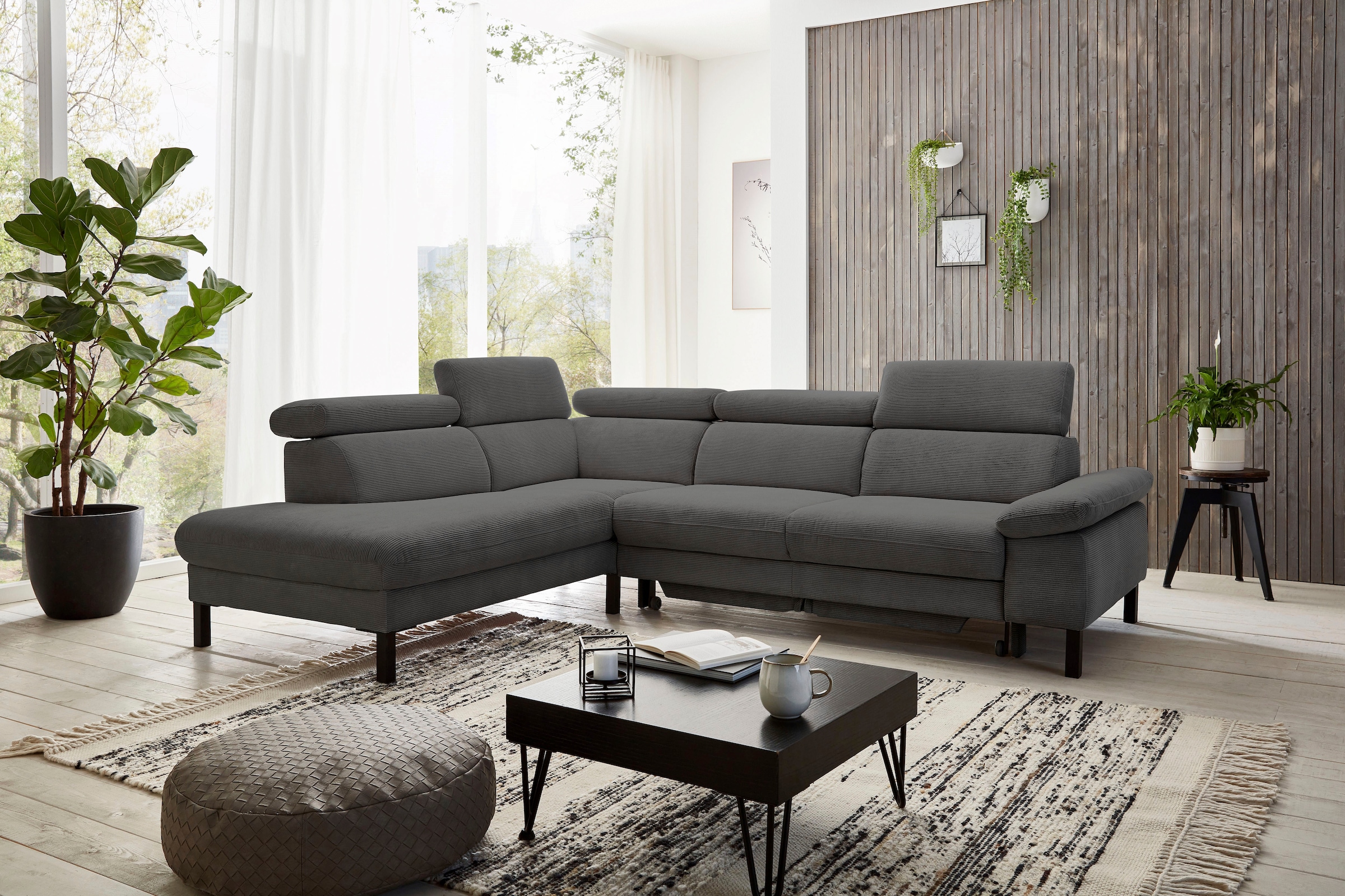 Home affaire Ecksofa "Arnayon mit Querschläfer-Bettfunktion, Schlafsofa, gr günstig online kaufen