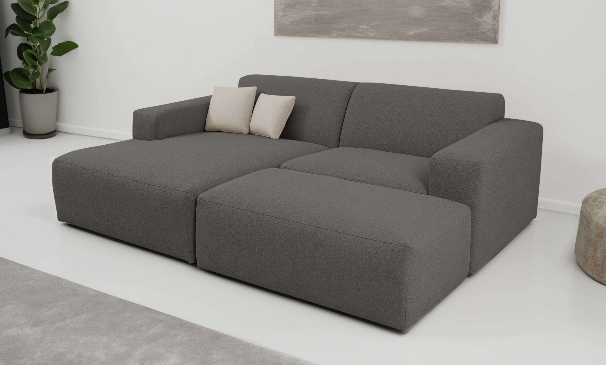 INOSIGN Ecksofa "Koa,228cm, L-Form, Modulsofa, Webstoff, Cord, Struktur, Ch günstig online kaufen