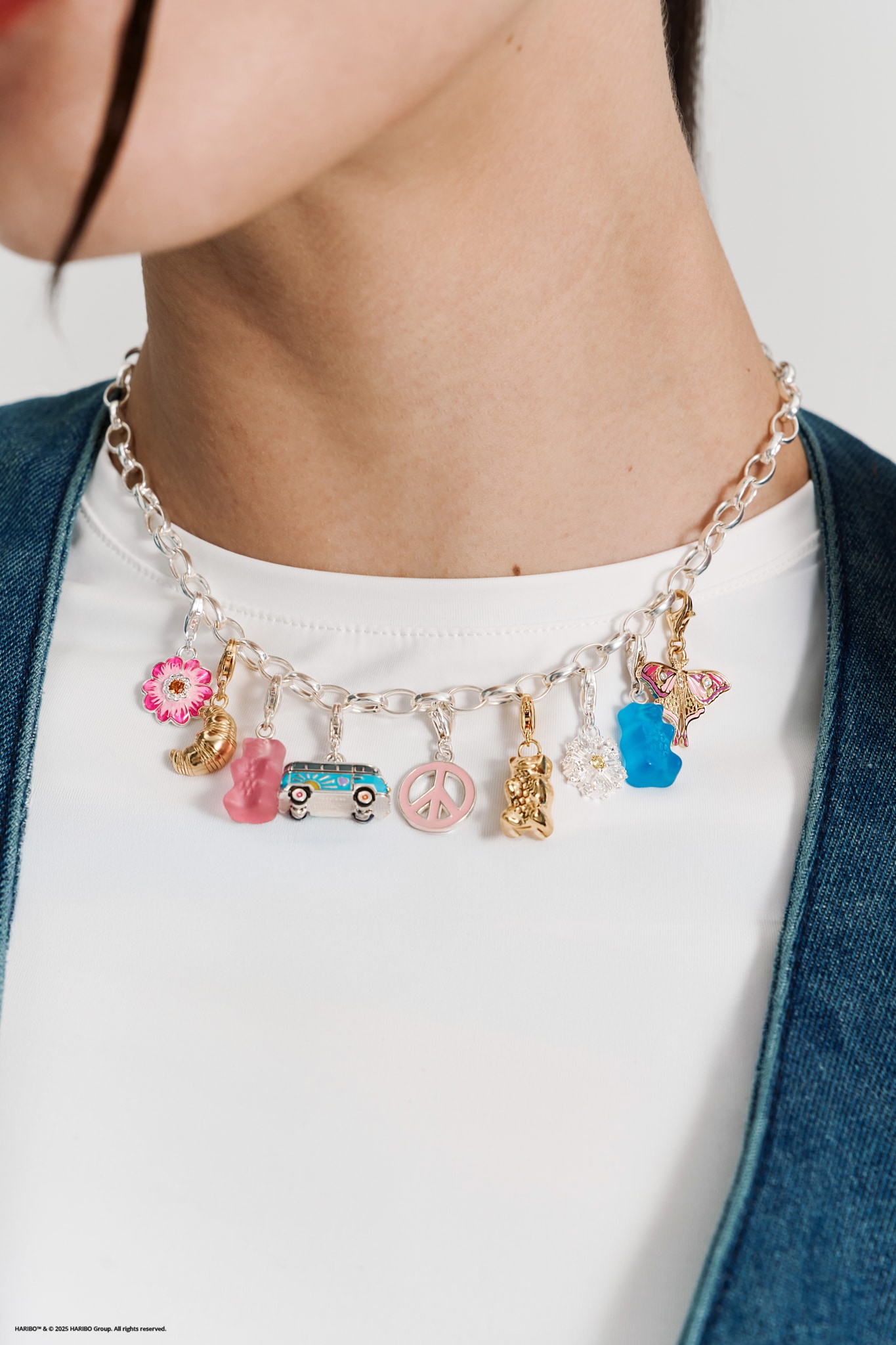 THOMAS SABO Charm-Einhänger »THOMAS SABO x HARIBO: Charm, 2221-001-21, 2221-413-39«
