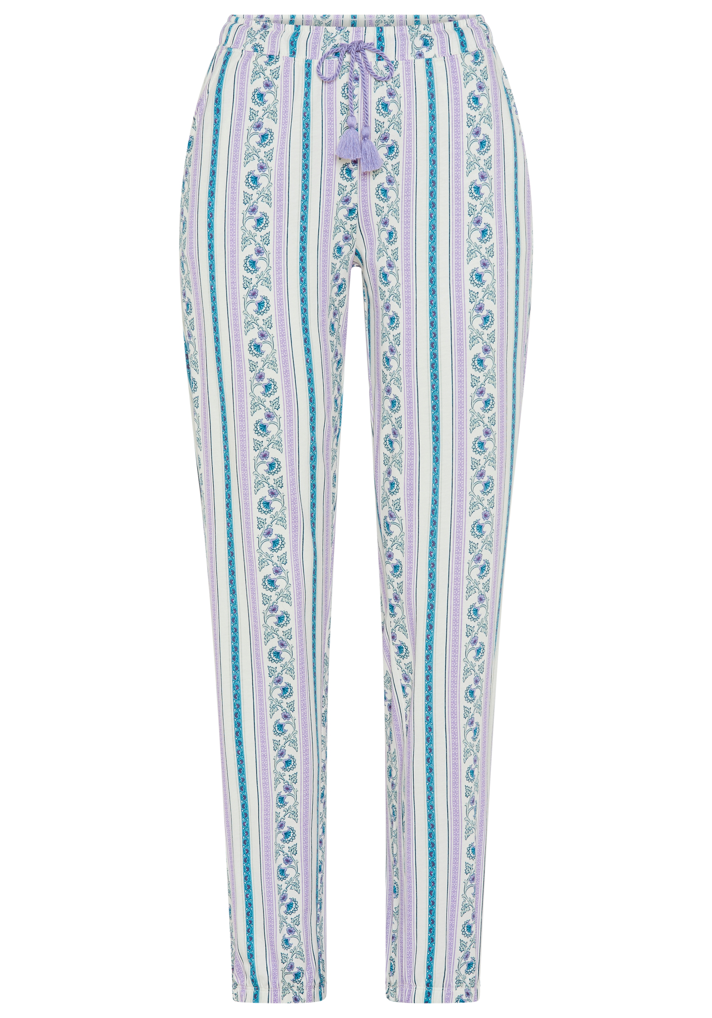 Vivance Dreams Pyjamahose Kordelzug mit Quasten
