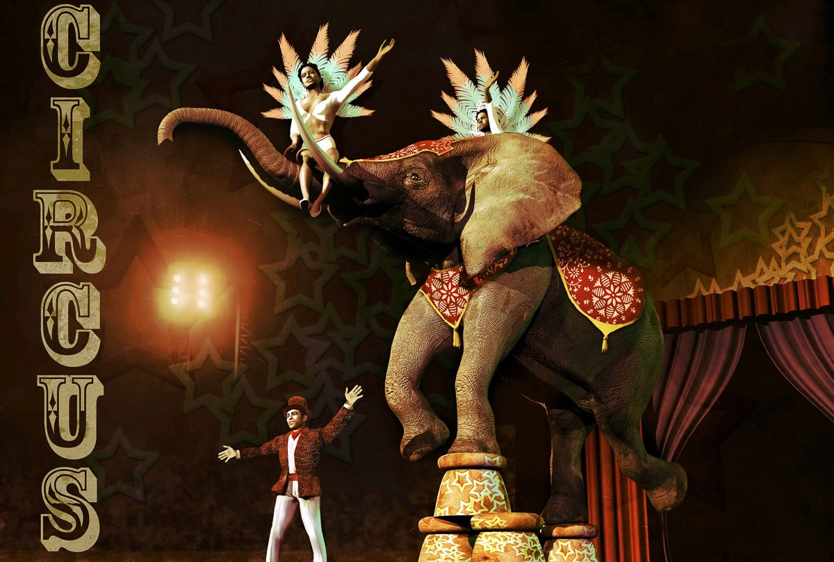 Papermoon Fototapete "Circus"