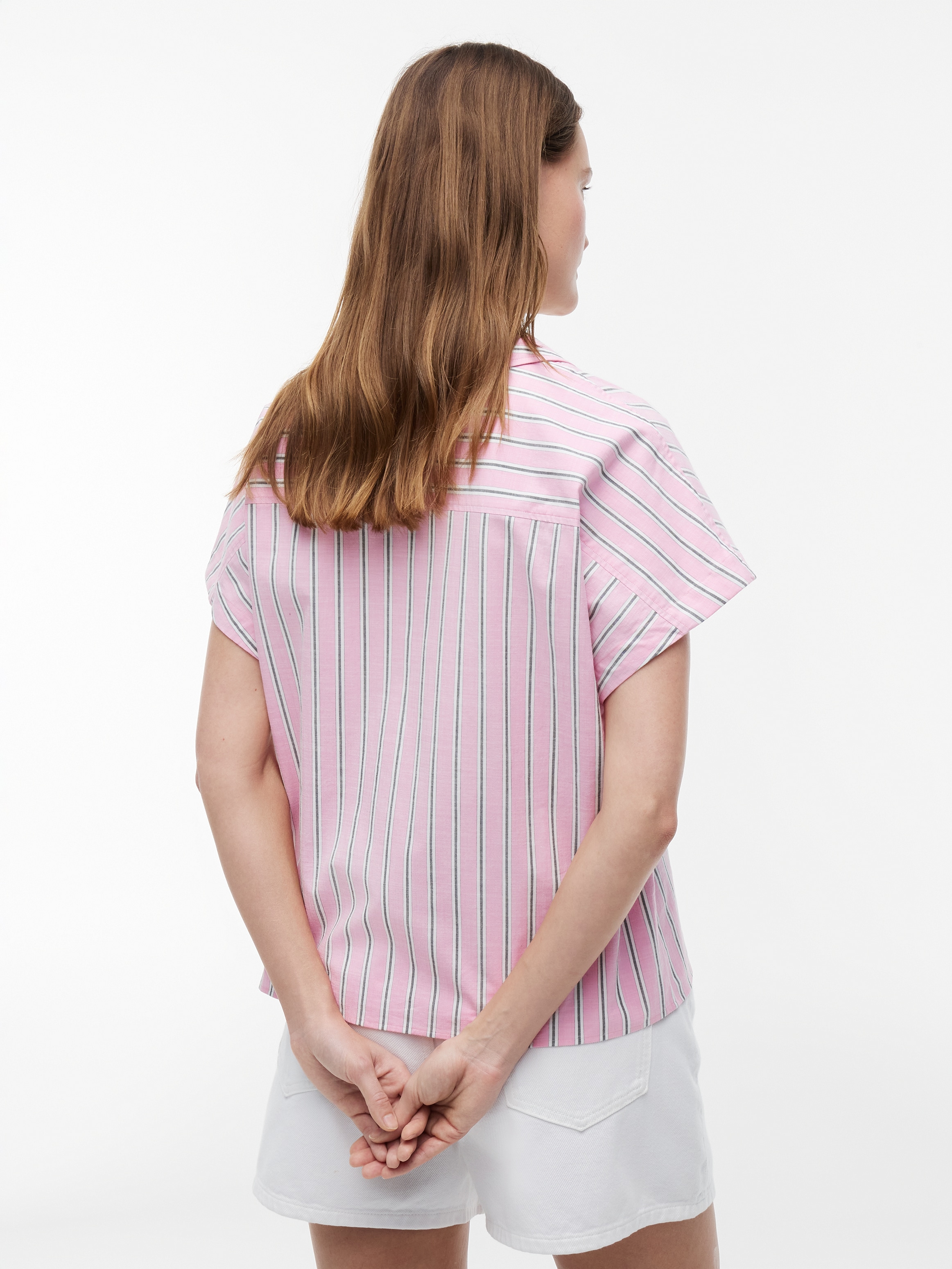 Tommy Hilfiger Kurzarmbluse »SUMMER COTTON SS SHIRT« Baumwollmischung