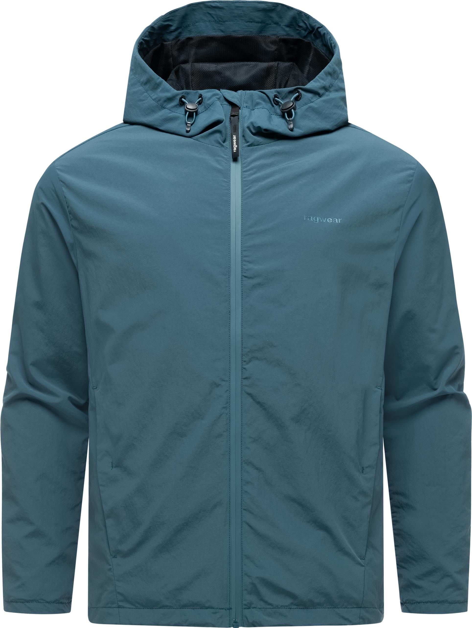 Ragwear Outdoorjacke "Lewie" mit Kapuze Übergangsjacke mit wasserdichtem Reißverschluss