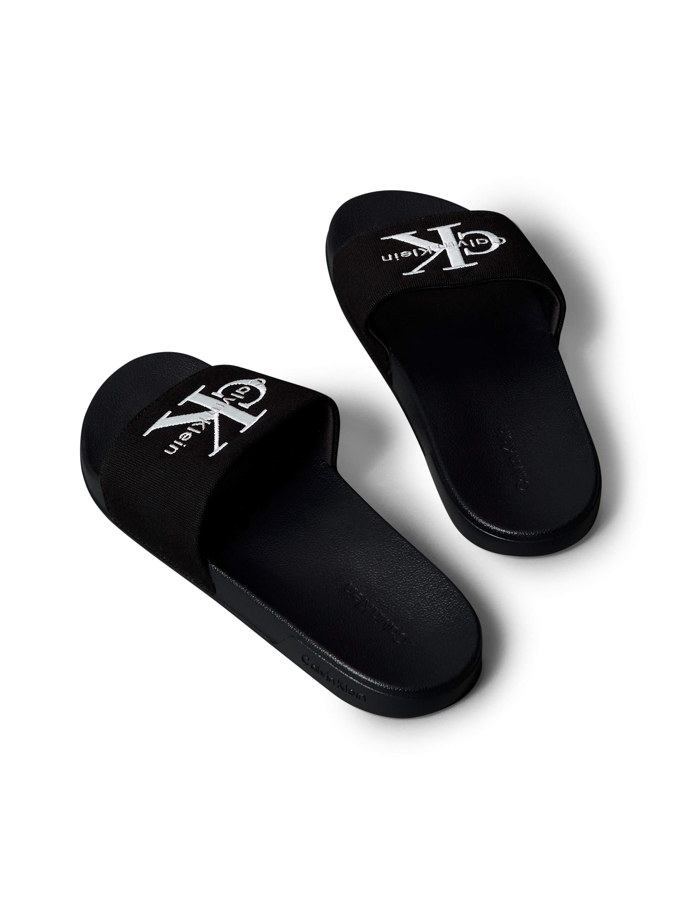 Calvin Klein Jeans Pantolette "ESS SLIDE CV" Badeschuh, Flat, Poolslides mi günstig online kaufen